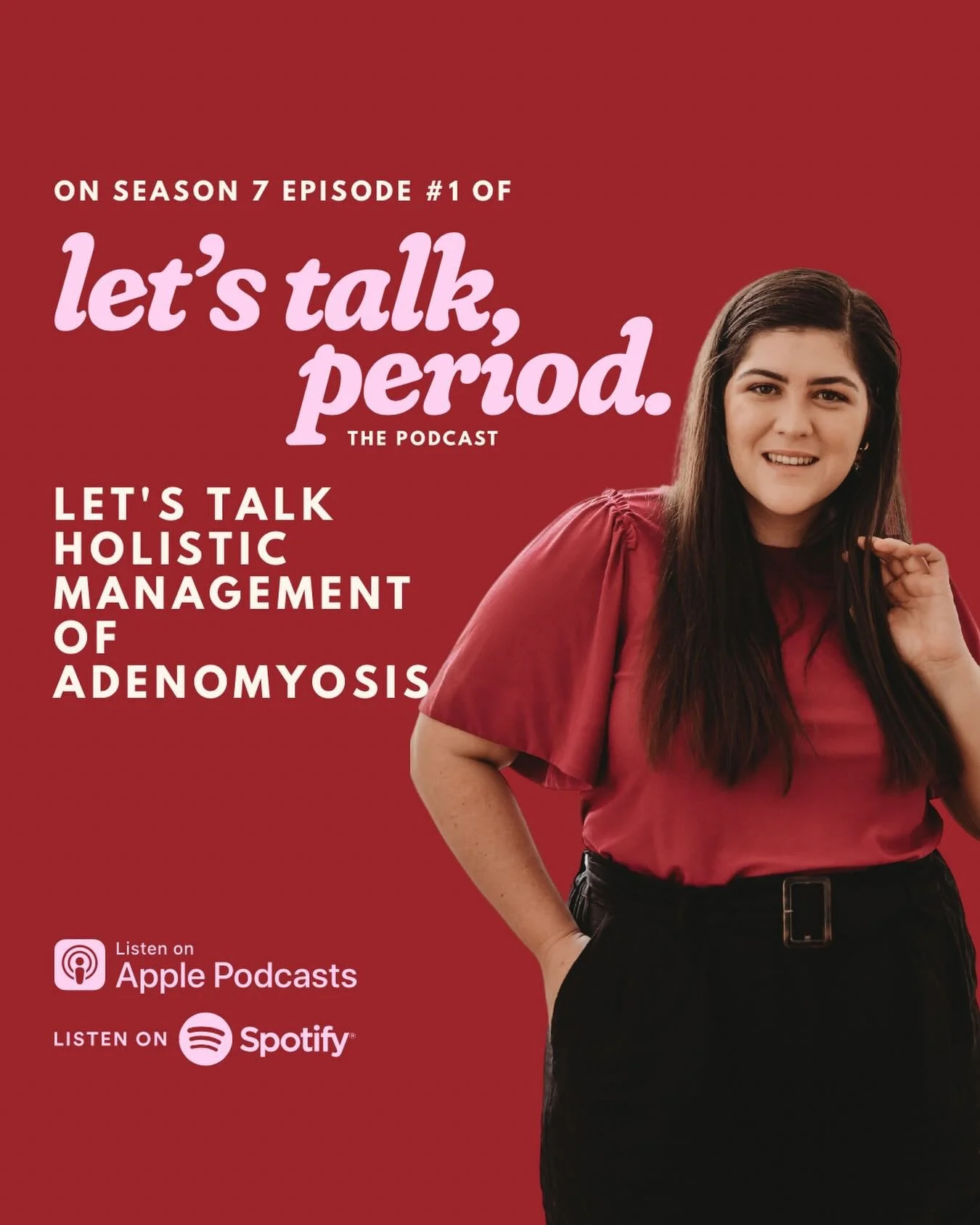 We are SO back 💅🏼 Season 7 of the pod is here and we&rsquo;re kicking things off with the holistic management of adenomyosis!

I&rsquo;m diving into the strategies and treatments to help manage adeno, so you can stop surviving and start thriving 🥰
