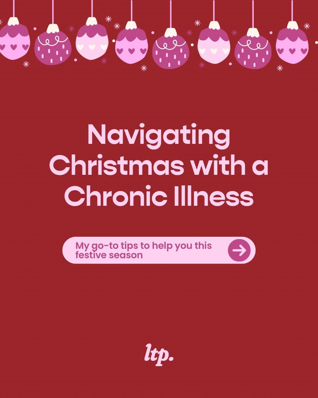Christmas with chronic illness can be exhausting, but swipe for my 6 go-to tips to help you thrive this festive season! 🥰

I&rsquo;d also love to know your go-to tips or strategies to survive Christmas when living with a chronic illness! Pop them be