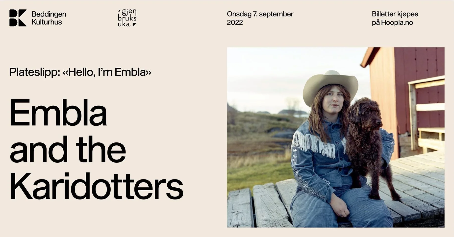 Plateslipp-konsert med Embla and the Karidotters