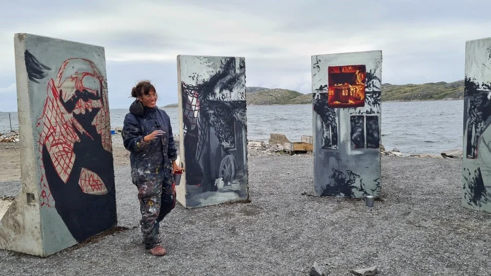 Åpning av Concrete Dreaming– en kunst/arkitekturinstallasjon 