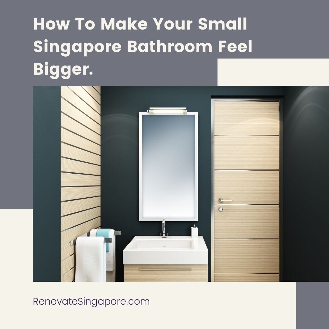 How To Make Your Small Singapore Bathroom Feel Bigger.

#sghome
#sginterior
#renovationsg
#sgreno
#singaporehomes
#sgdecor
#homedecorsg
#interiordesignsg
#resalehdb
#hdbbtoflats
#hdbbto
#btosingapore
#bto
#propertysg
#hdb
#singaporerenovation
#renova