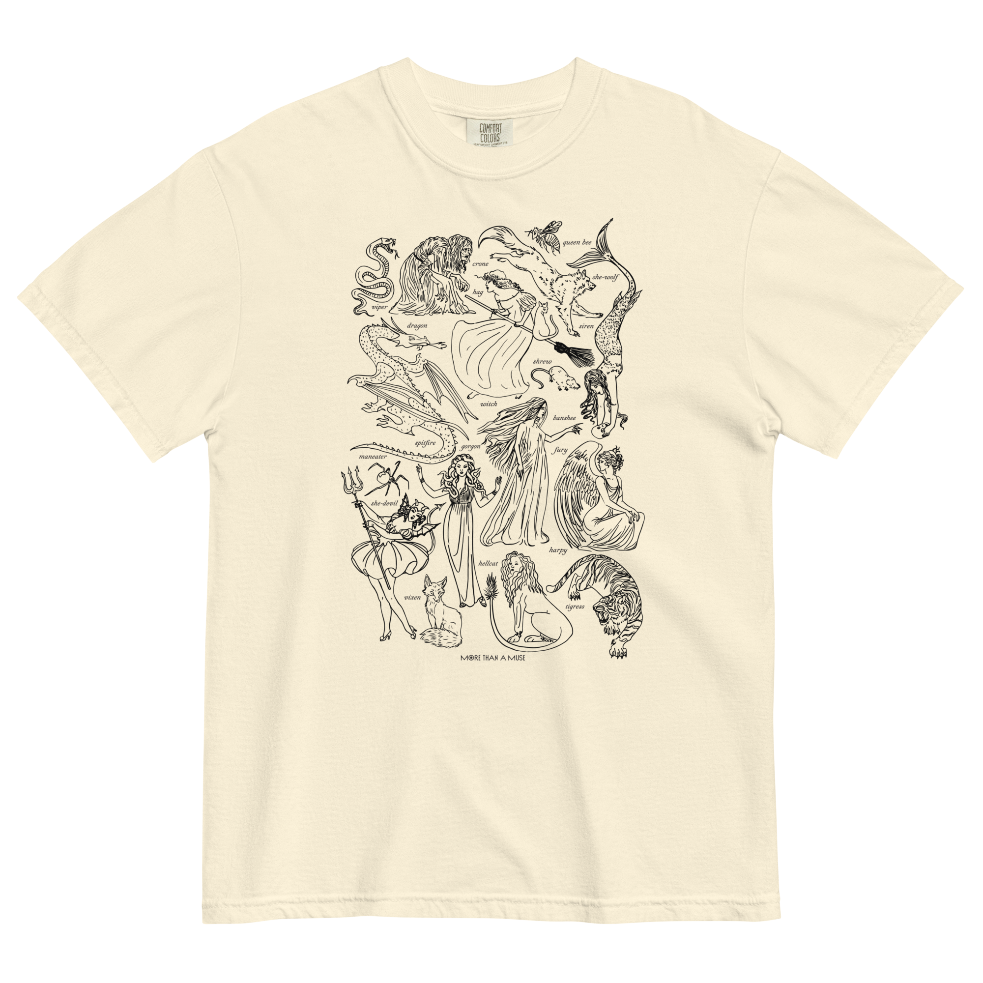 Myths of Madness Tee - Black Text