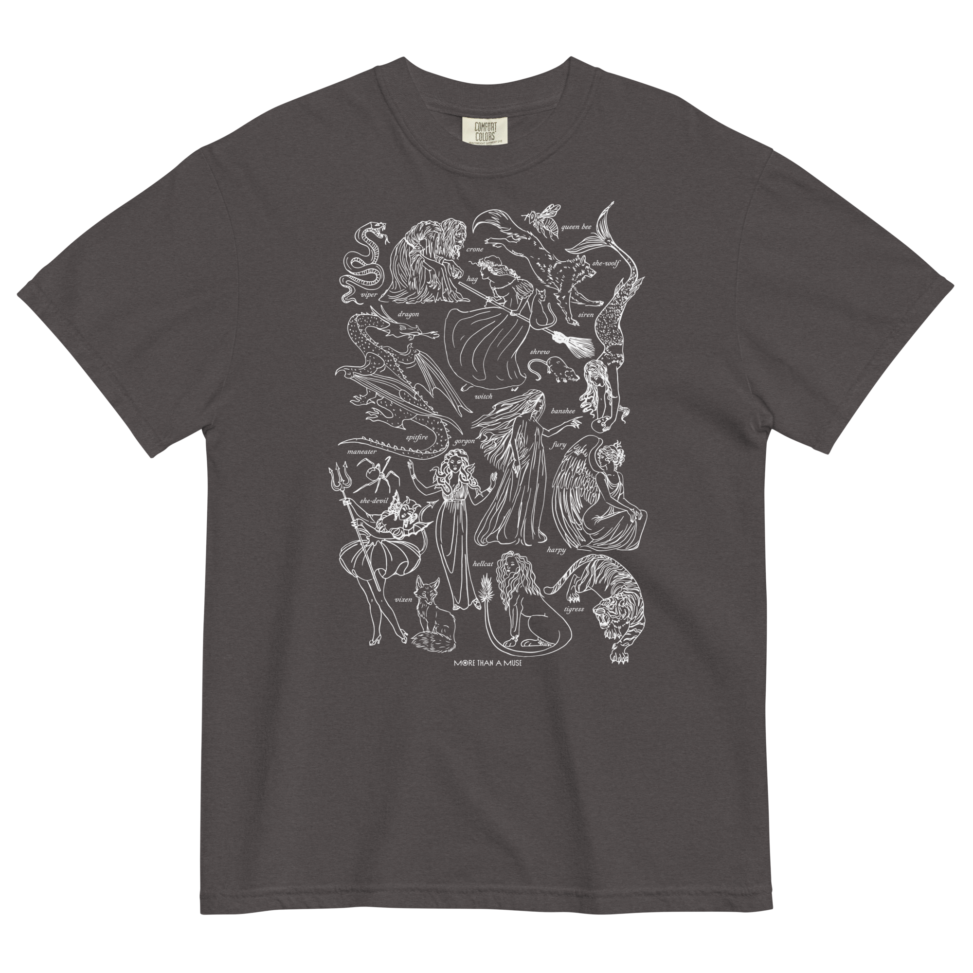 Myths of Madness Tee - White Text