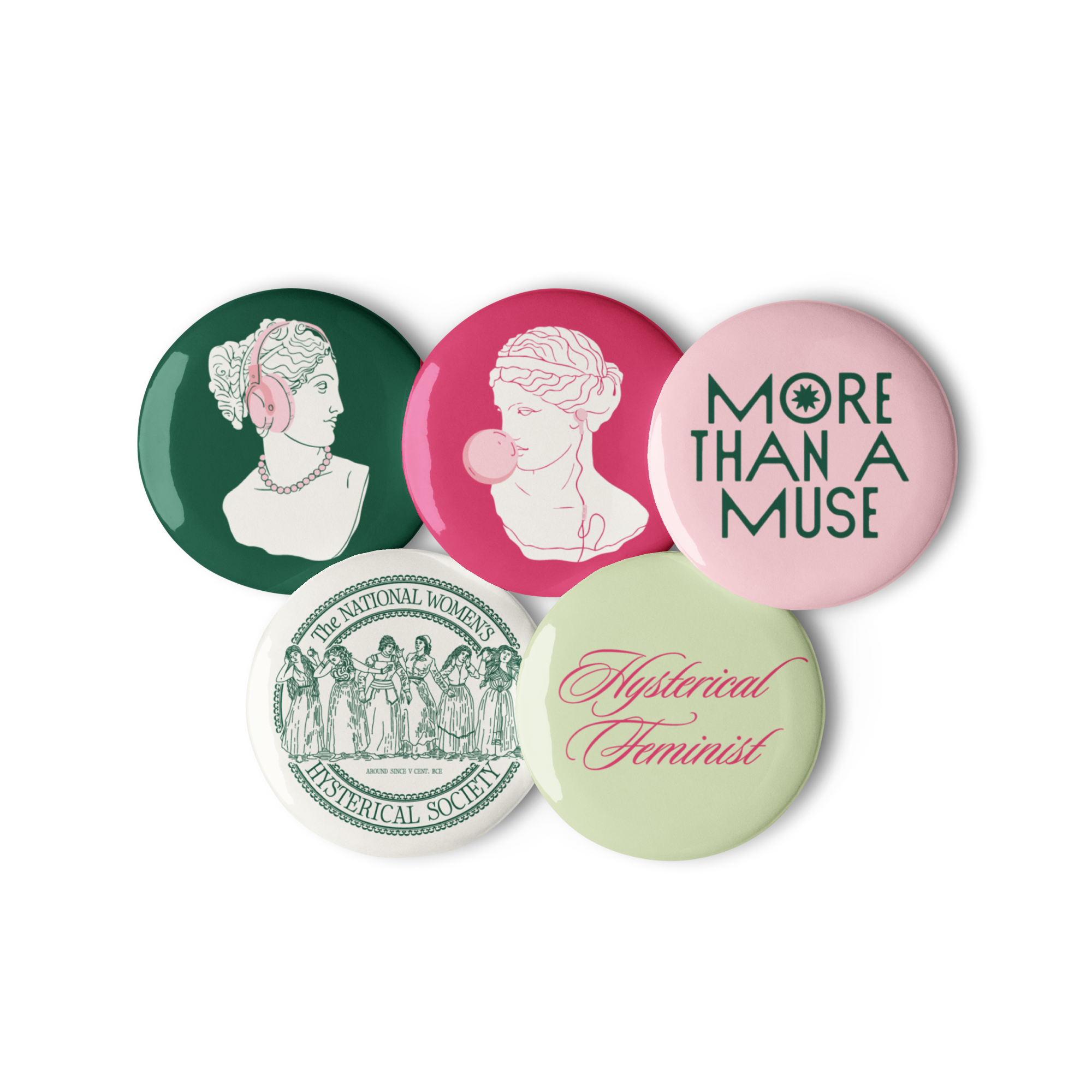 More Than A Muse Pin Buttons