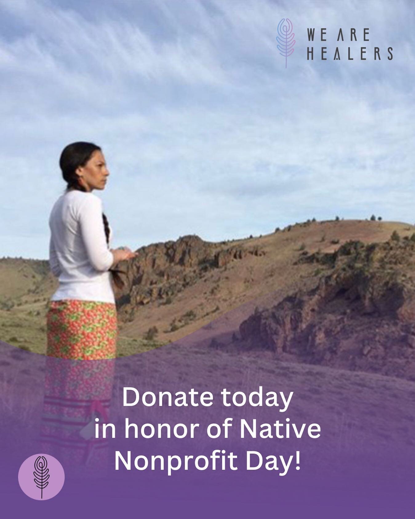 Today is #NativeNonprofitDay! Thanks to @nativewaysfederation (NWF) who started this trend last year, Native Nonprofit Day is a giving initiative aimed at increasing support for Native-led organizations nationwide in a movement driven by individuals,