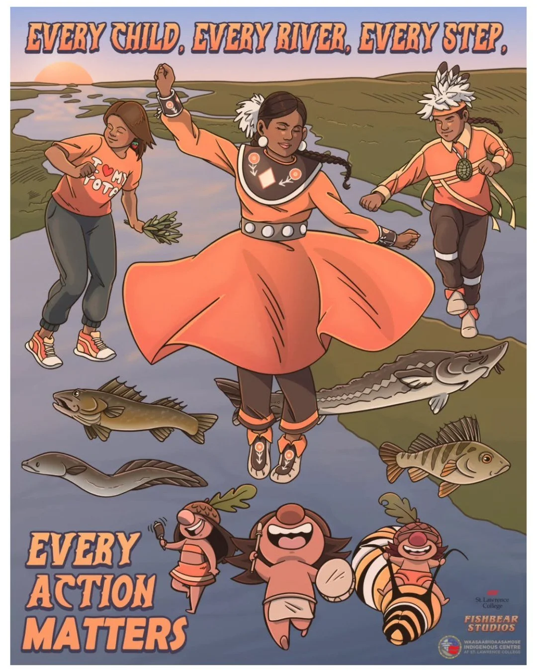 🧡 #EveryChildMatters is not just about the children of yesterday and today&mdash;it is also about the children of tomorrow.

Artist @jackiefawn  Jackie Fawn (Yurok/Wa&scaron;iw/Surigaonon) asks, &ldquo;how can our children matter if the rivers that 