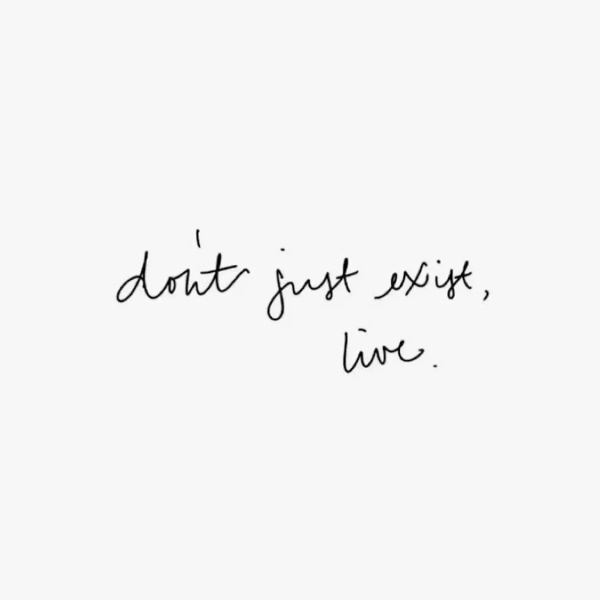 Don’t just exist — live 🖤🙌🏻
There is a quiet difference between moving through life and being awake to it.
Existing is automatic. Living is intentional.
#todaysinspiration #qotd #livealifeyoulove