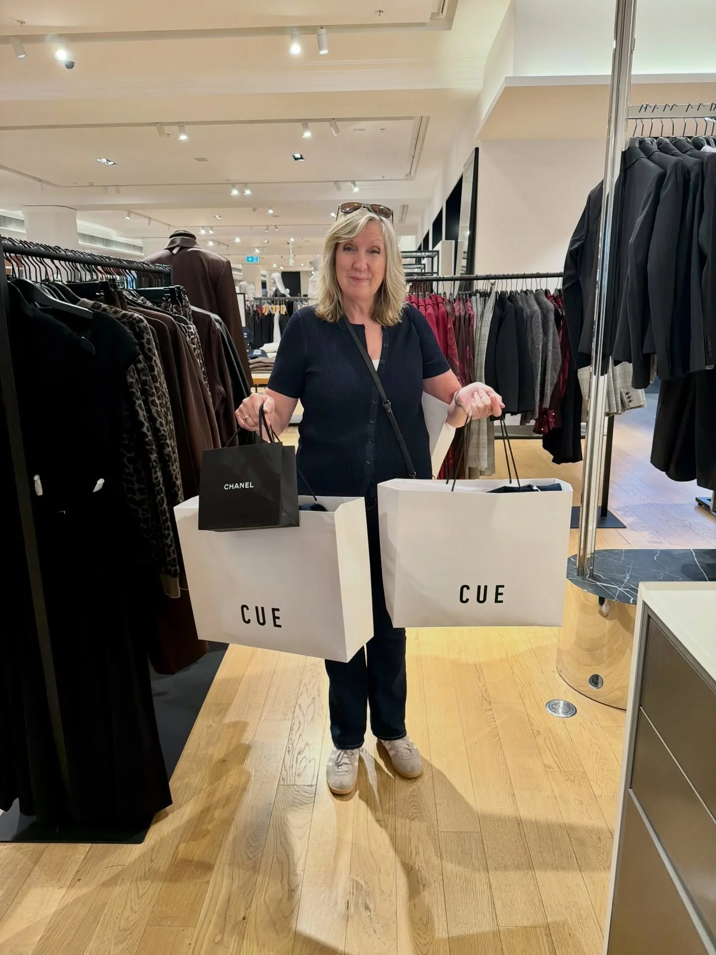 &bull; P E R S O N A L - S H O P P I N G &bull;

Today&rsquo;s client travelled all the way from Hobart to shop with us.

She shared that she found it difficult to explore new options, often gravitating towards styles that suited her 30 years ago.

T