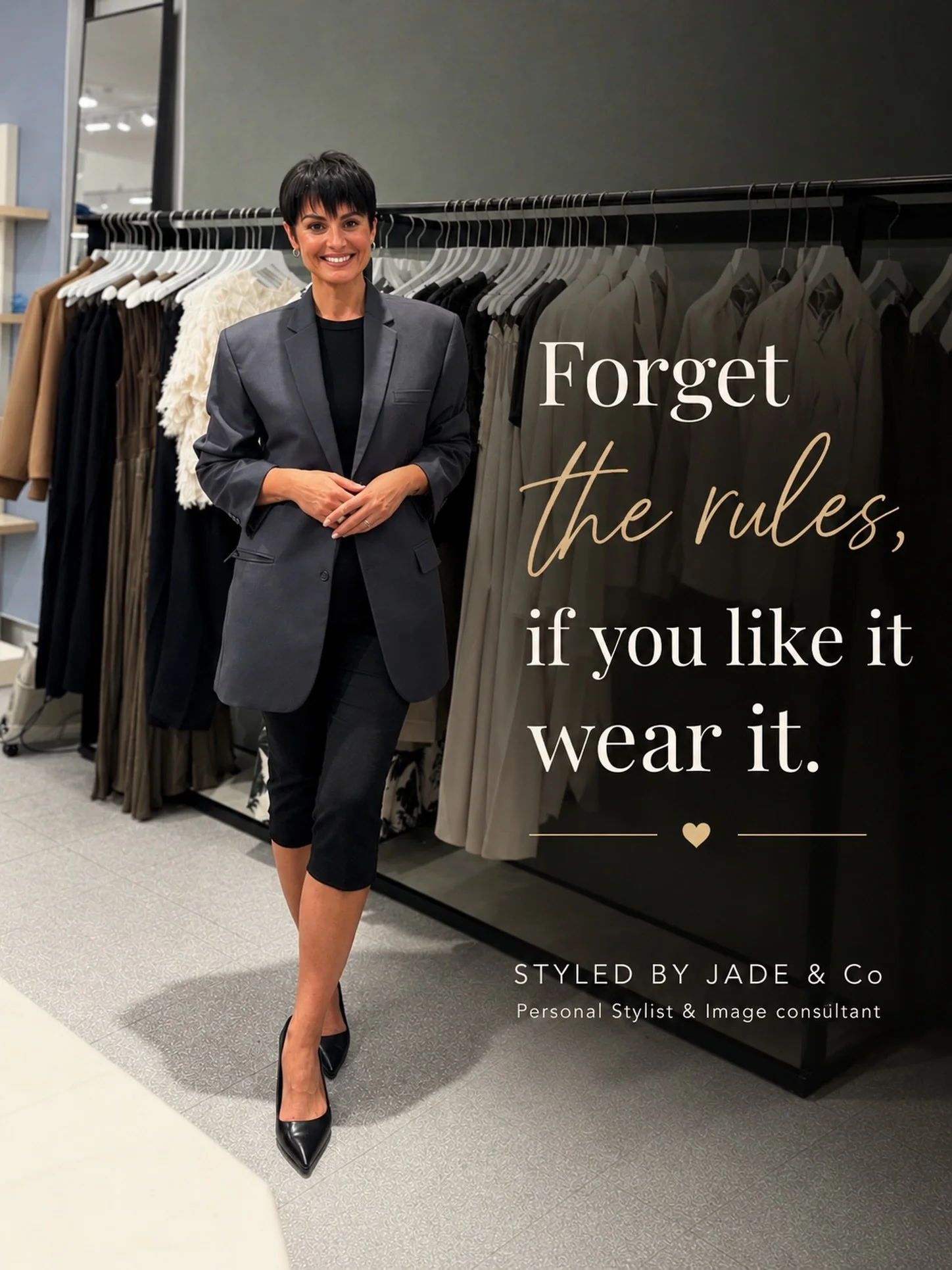 FORGET THE RULES. IF YOU LIKE IT, WEAR IT. 🖤

I&rsquo;ve never believed in rules when it comes to personal style. Fashion should be about expressing who you are, not following a set of guidelines telling you what you should or shouldn&rsquo;t wear.
