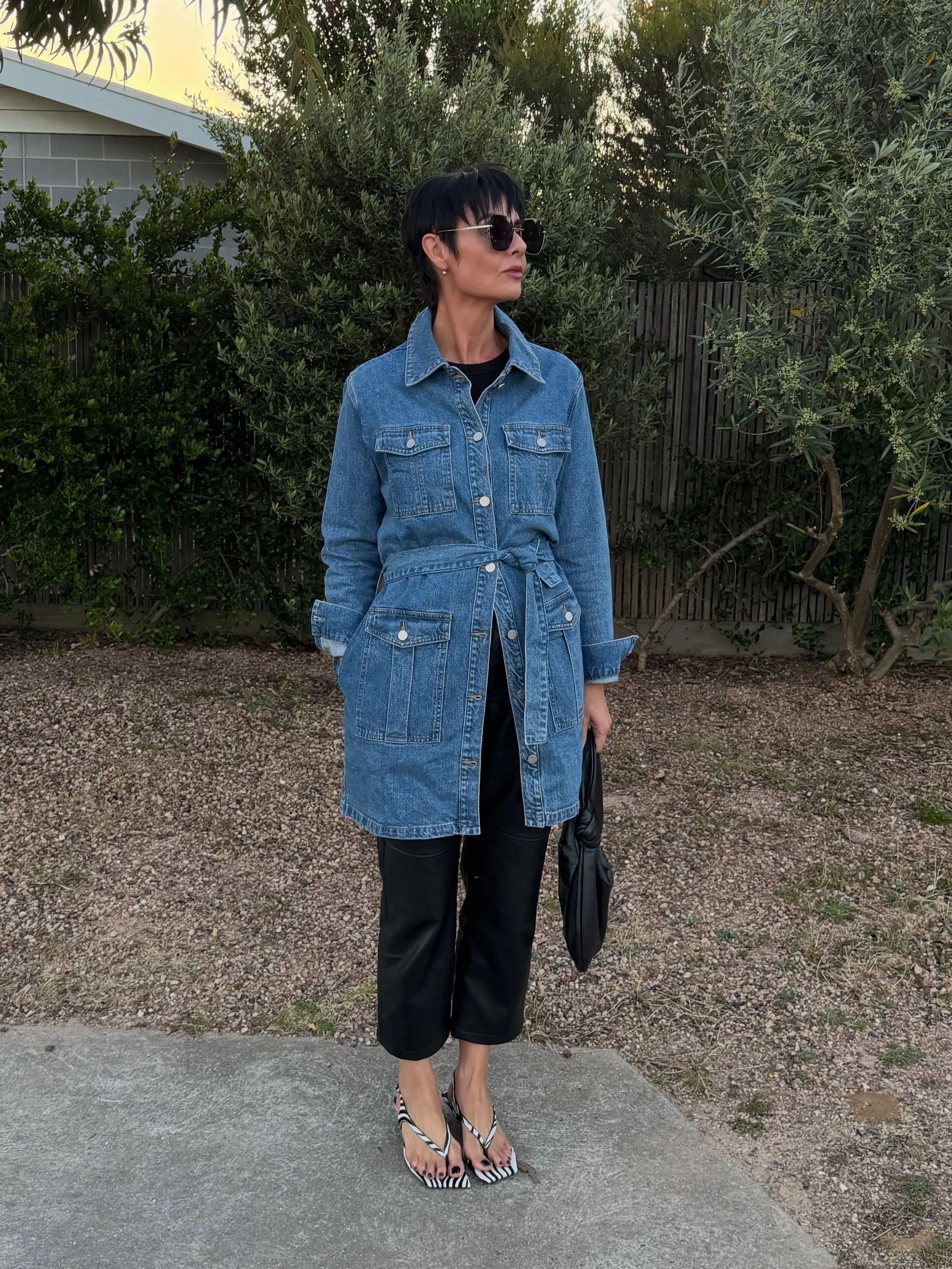 ZEBRA PRINT 🤍 LAST NIGHT

Last nights outfit was built around one new purchase, my zebra-print shoes! 
Zebra is having a moment, and you know I love adding a little trend to my classic with a modern edge style.

I&rsquo;ve teamed them with a denim d