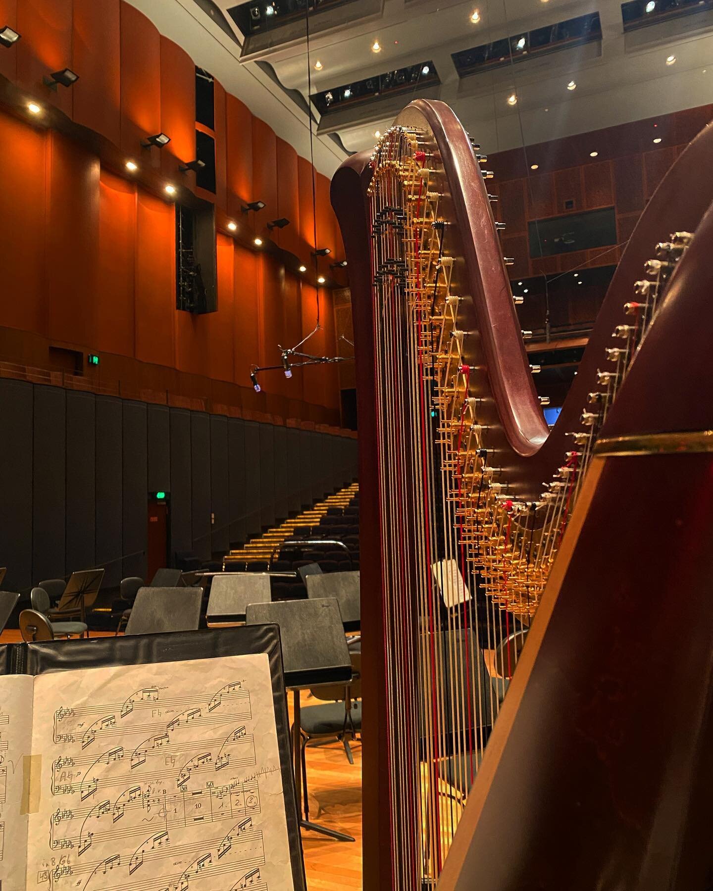 Aaaandd we&rsquo;re back [again]! 

Enjoyed being back at the Queensland Conservatorium a couple weeks ago, experiencing playing Bruckner for the first time (why you may ask? Because it&rsquo;s the only piece to ever include harp..) with his Symphony