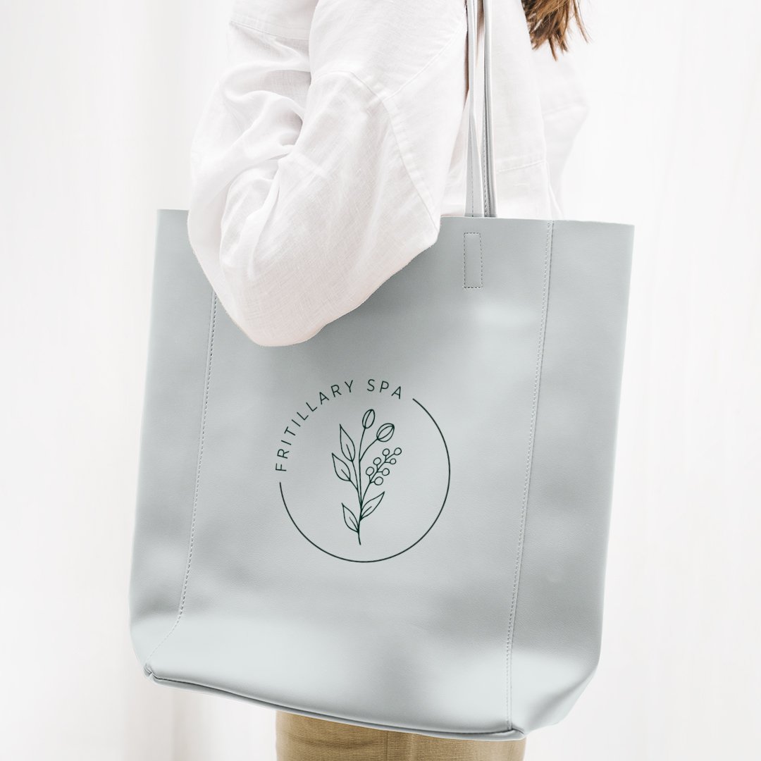 Luxury spa brand identity by Mechele Made Design Cirencester