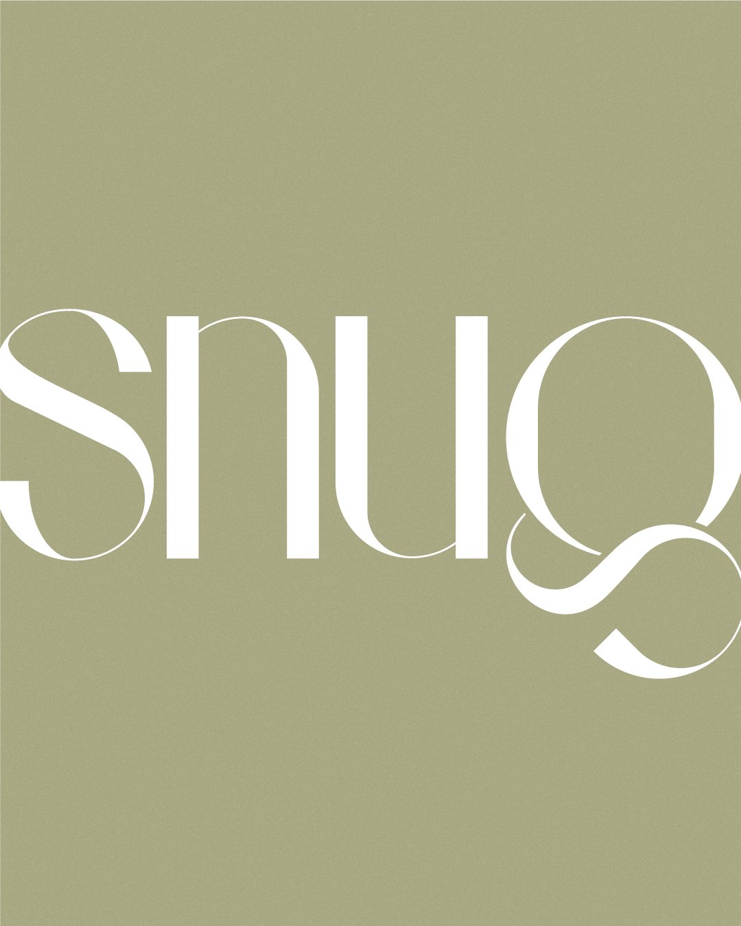 Snug typography by Mechele Made Design Cirencester