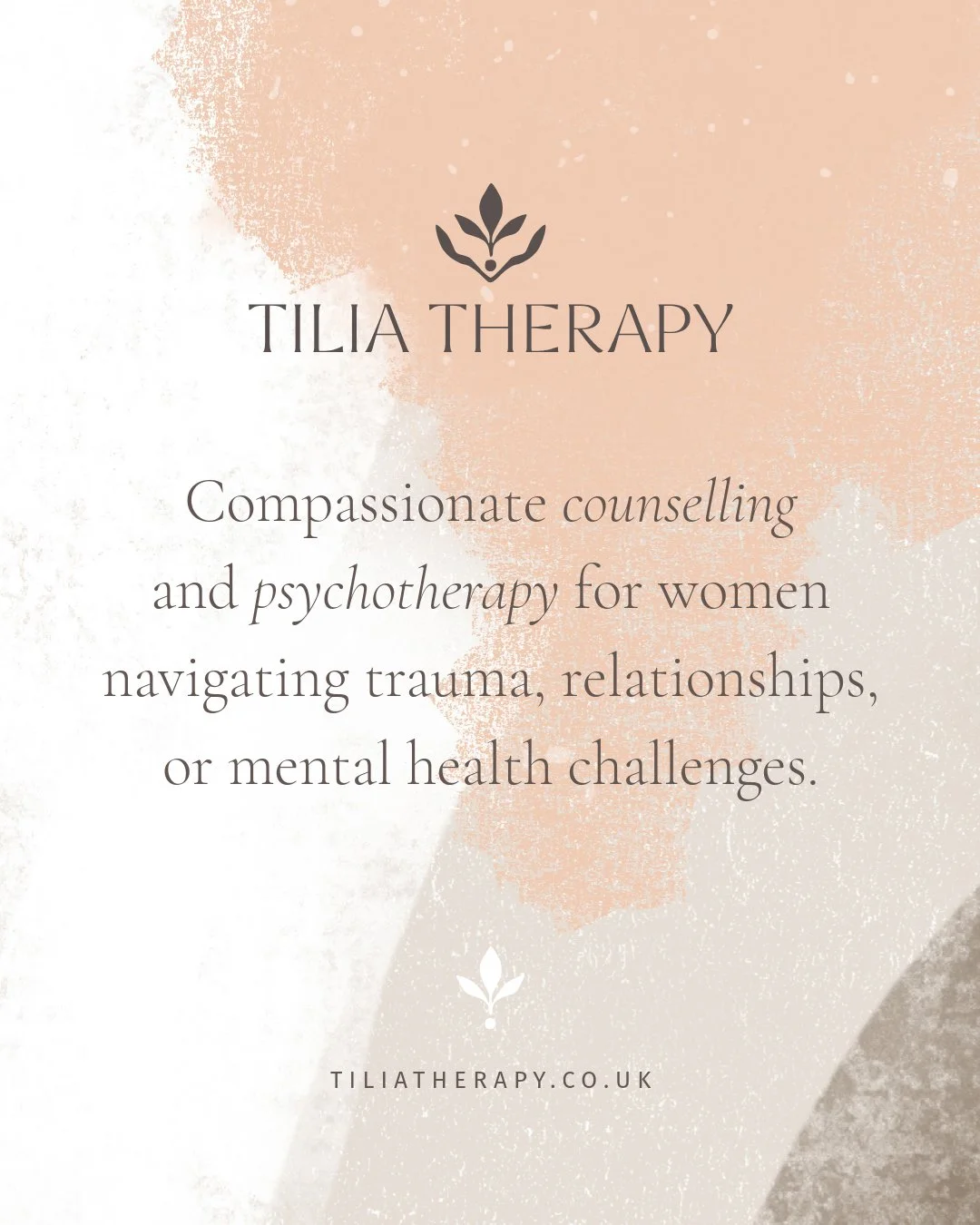 Brand identity design for a therapist in Oxfordshire UK by Mechele Made Design Cirencester