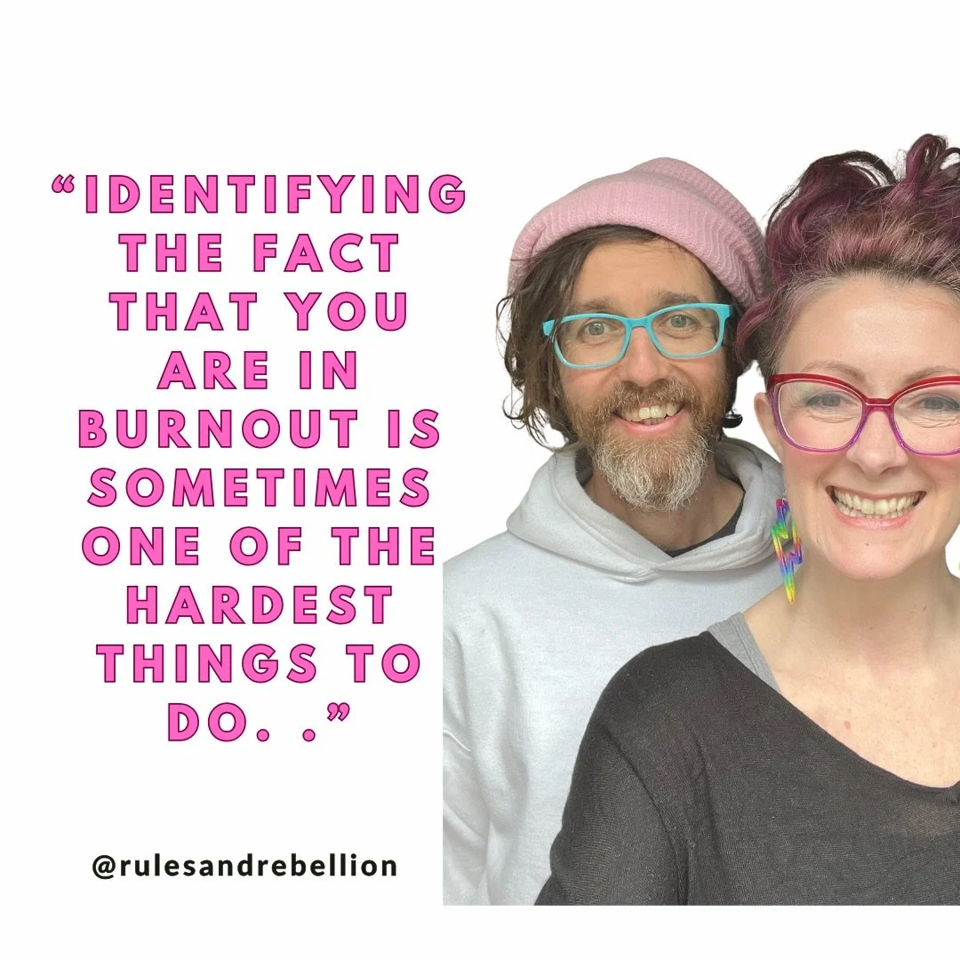 This is part 2 of our conversation with Tasha and Brandon* as burnout and perfectionism are such common themes amongst our clients and friends (and we too are no strangers to either.)

If you think YOU might be in burnout, or are worried about a frie