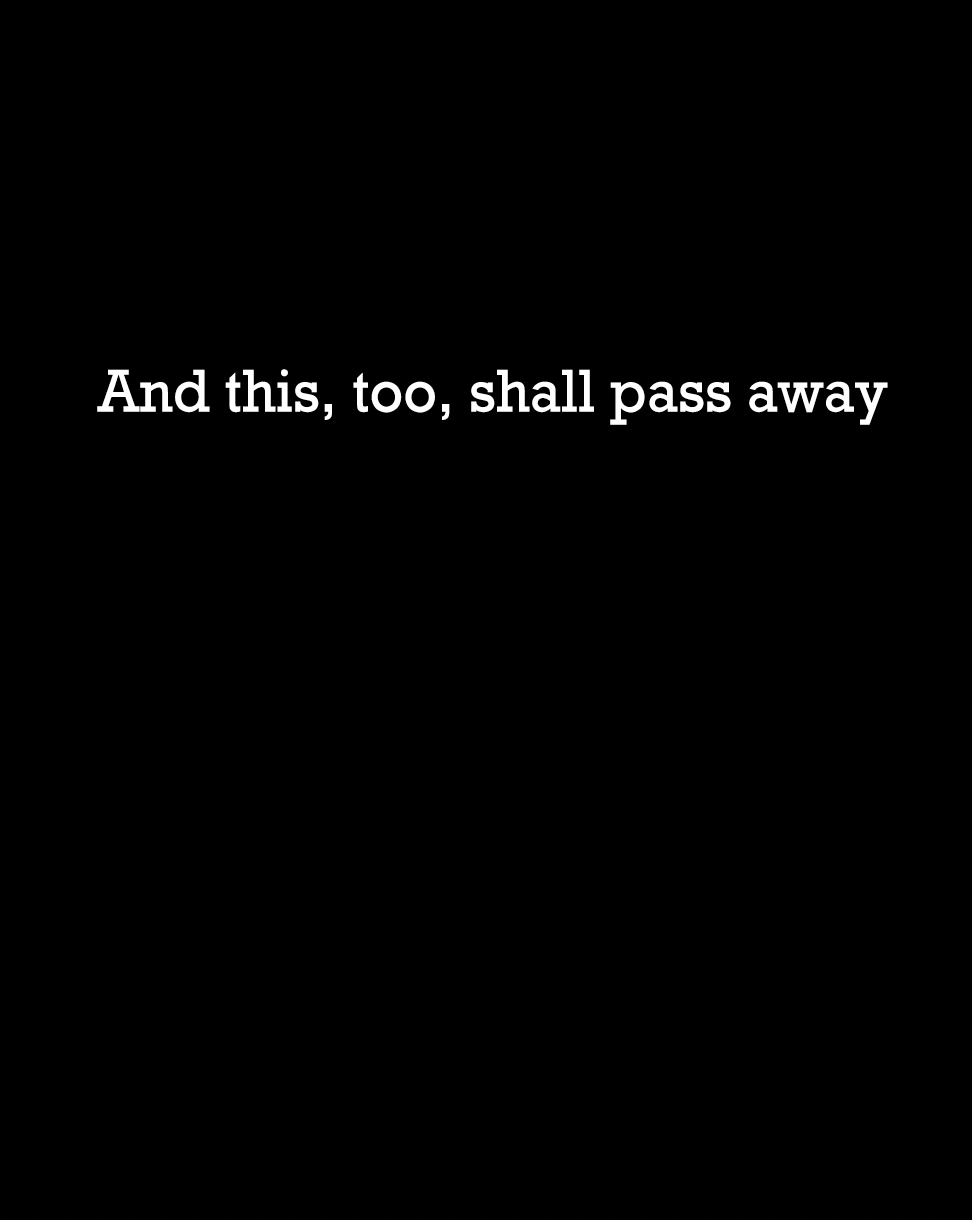 And this too shall pass away (ebook)