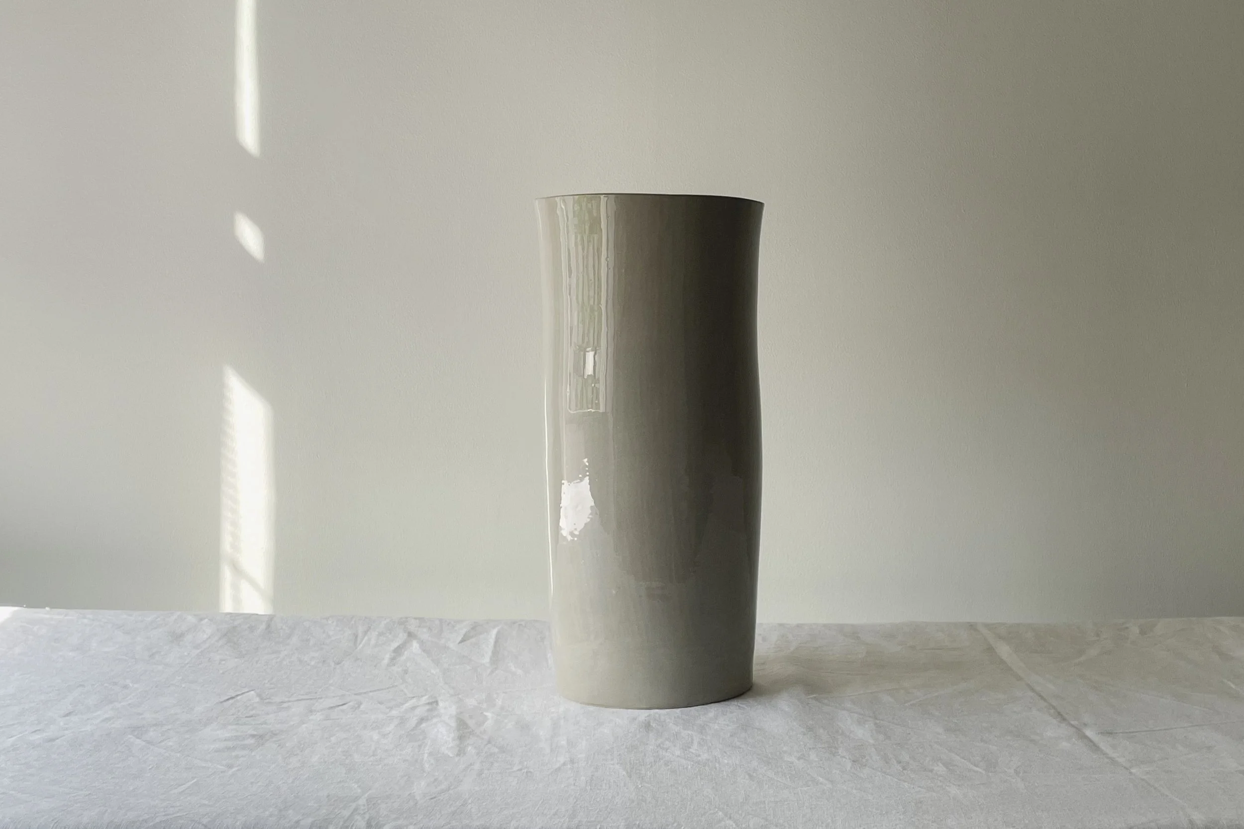 cylinder vase 18cmD x 36cmH