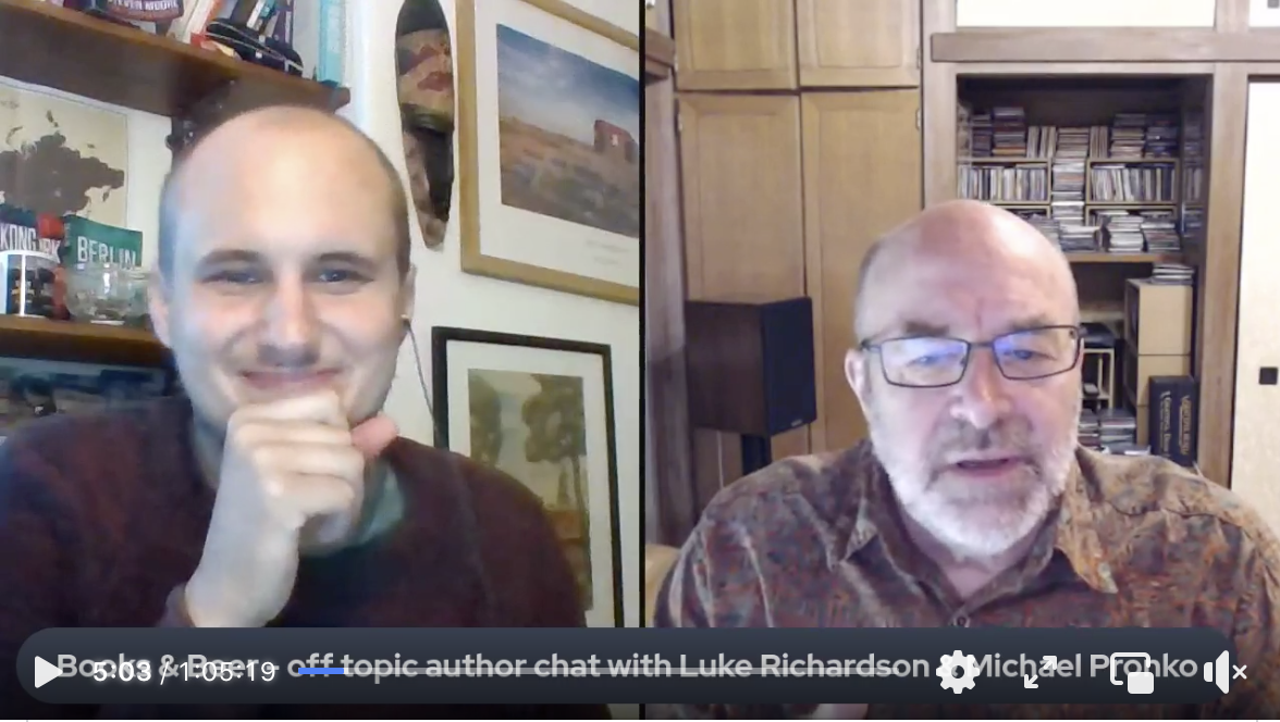 Video Interview with Luke Richardson at Books and Beer