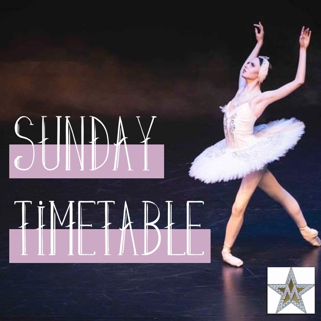 🩰Sunday Timetable 🩰

It&rsquo;s a ballet day 🙌🏻🩰💪🏻💗

10am juvenile ballet class
11am Progressive Ballet technique / advanced  ballet 

1pm -6pm ballet private lessons