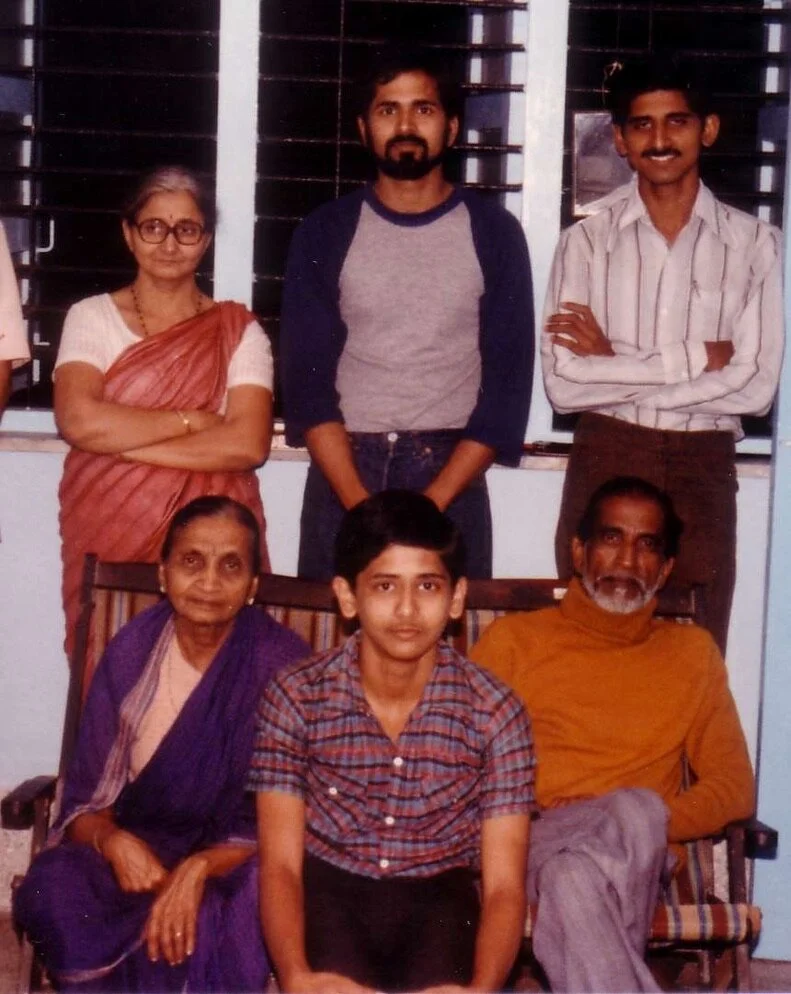 Vishwas' family, 1984