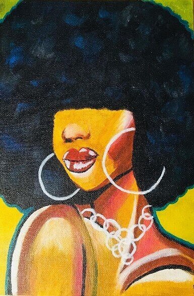 Afro Lady by Shereena Habib