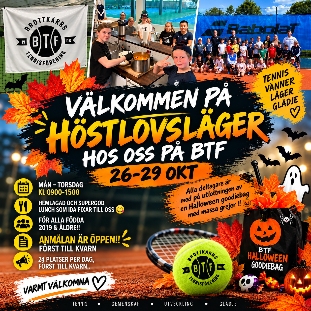 Höstlovsläger på BTF!!