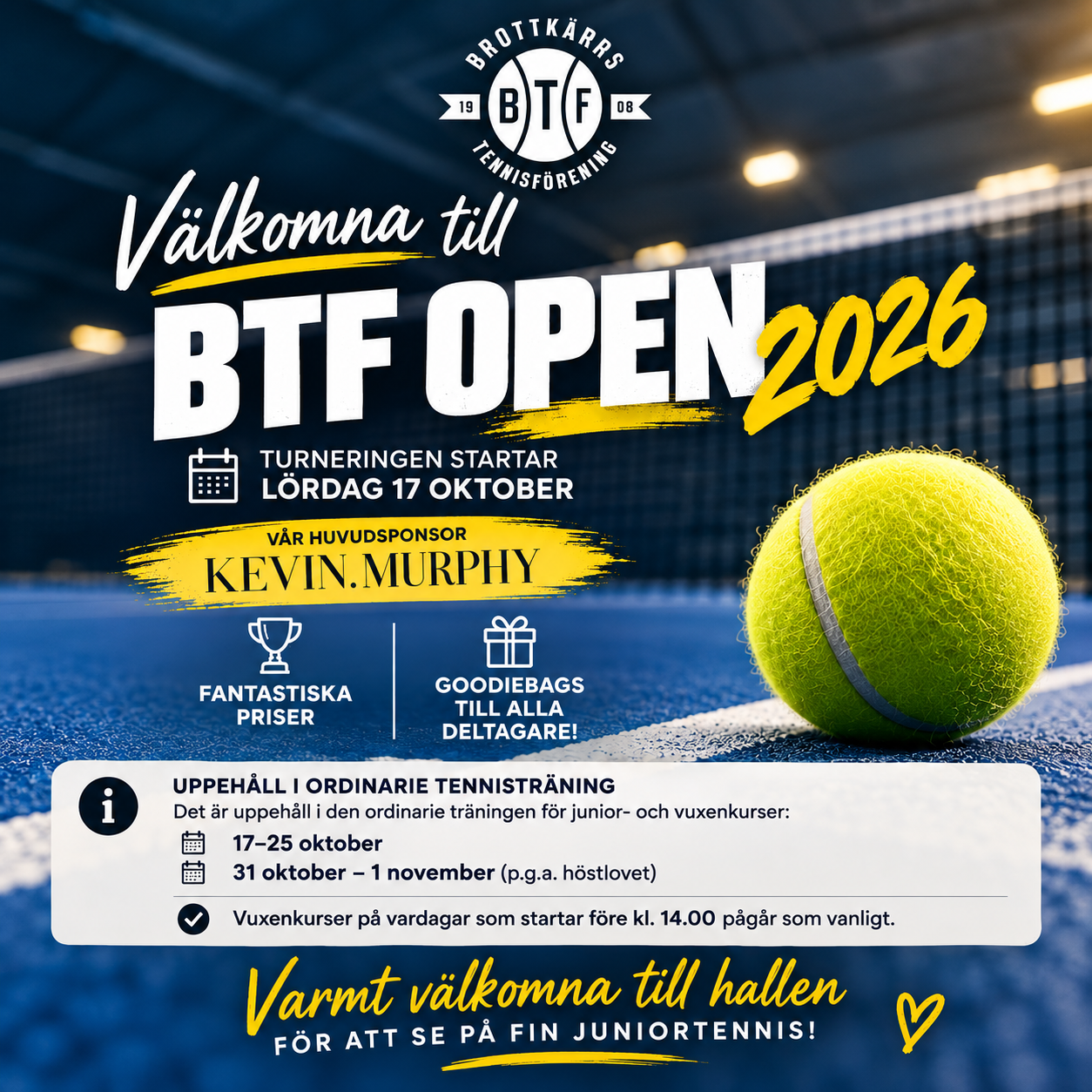 BTF Open 2026 - nu drar vi igång!!