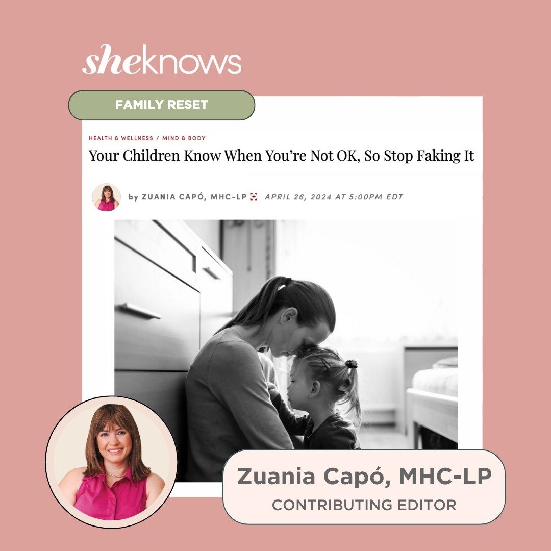 @SheKnows Contributor @zuaniacapo, MHC-LP, a licensed psychotherapist and mom, is back with a new &lsquo;Family Reset with Z&rsquo; column. ⭐ Read her latest piece for advice on navigating #mentalhealth challenges with your children at the link in bi