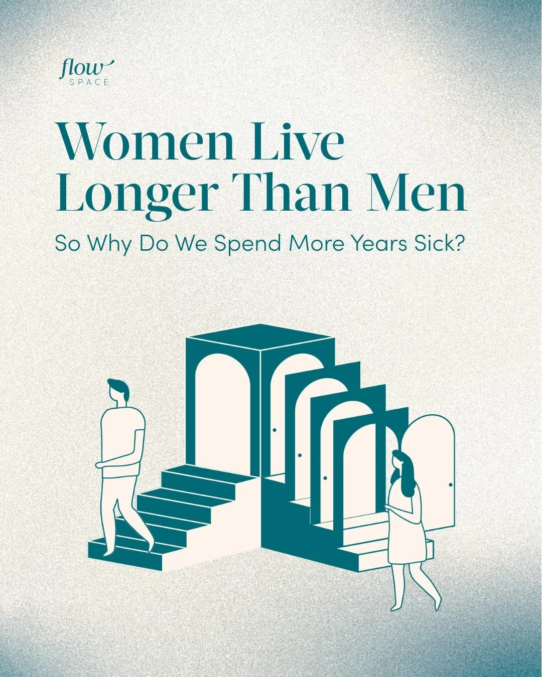 Women live longer than men...but spend more of the end of their lives in poor health, shaped by biology and the cumulative stresses of caregiving and beyond.

Our senior longevity writer, @lexa_mikhail , dug into why this gap exists &mdash; and what 
