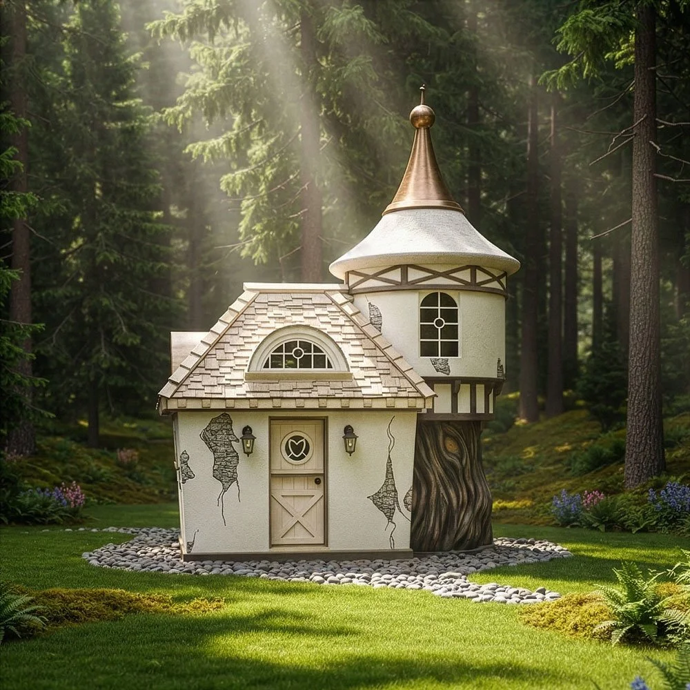 Elevate playtime with luxury playhouses by Charmed Playhouses. Explore bespoke designs, crafted with unparalleled quality for a magical childhood experience. Custom orders available.