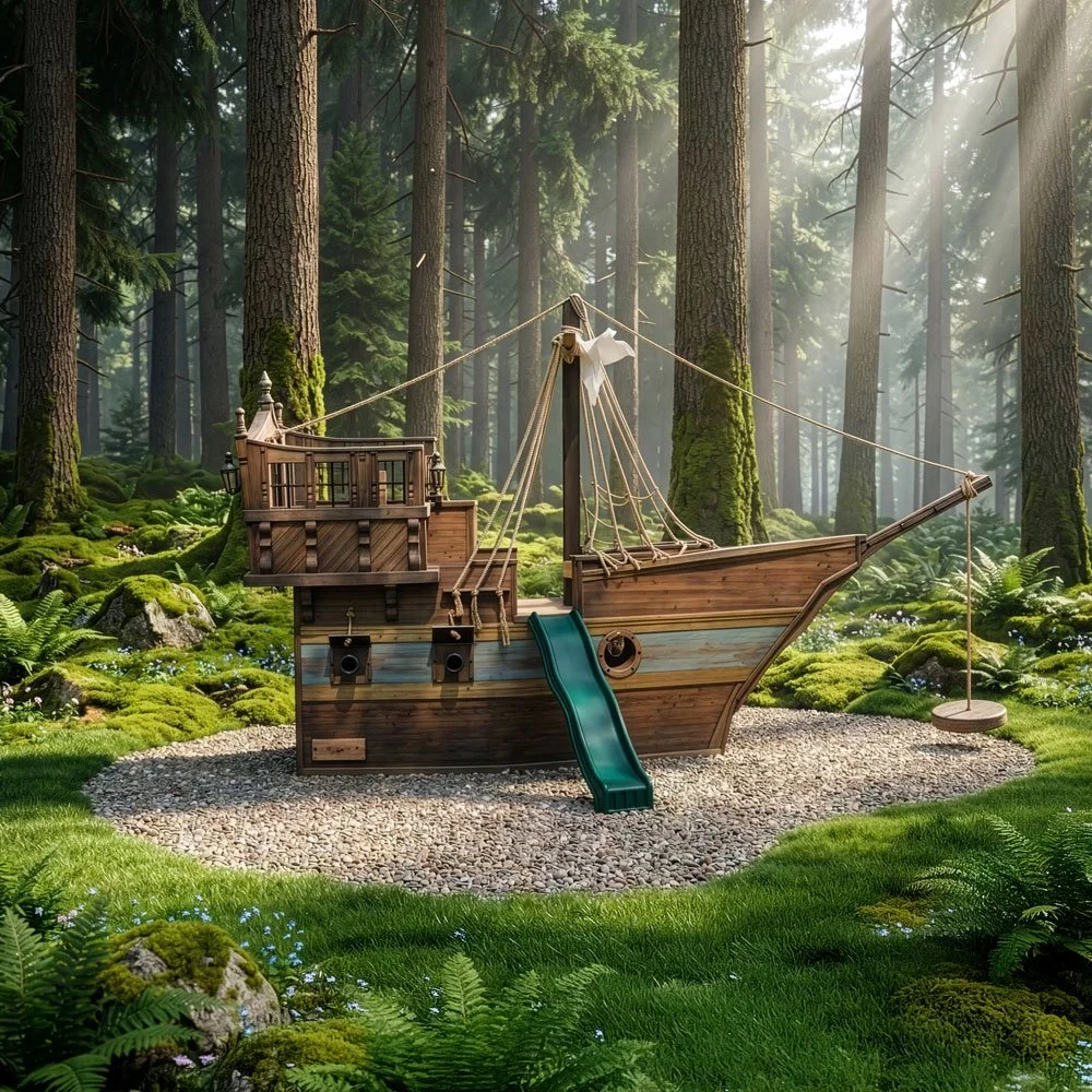 Elevate playtime with luxury playhouses by Charmed Playhouses. Explore bespoke designs, crafted with unparalleled quality for a magical childhood experience. Custom orders available. 