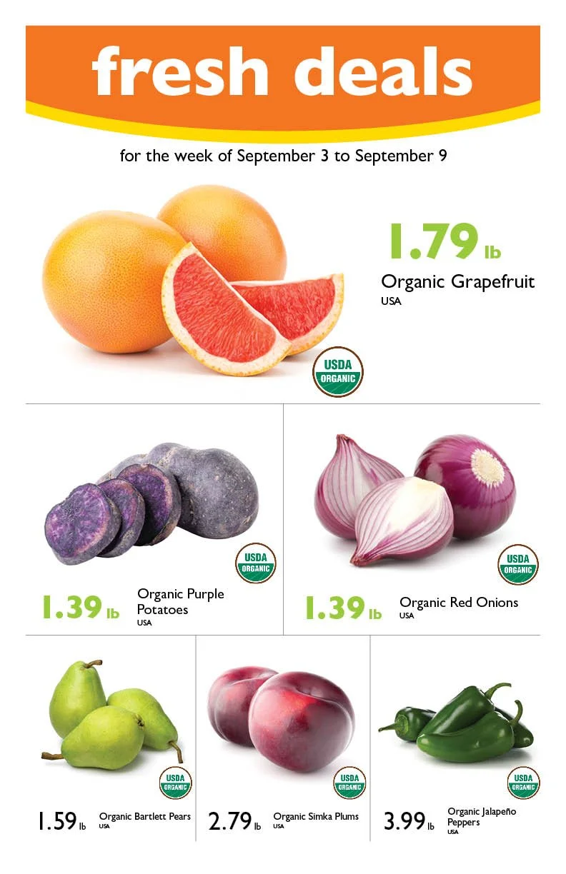 Fresh Deals - September 3 to September 9, 2025