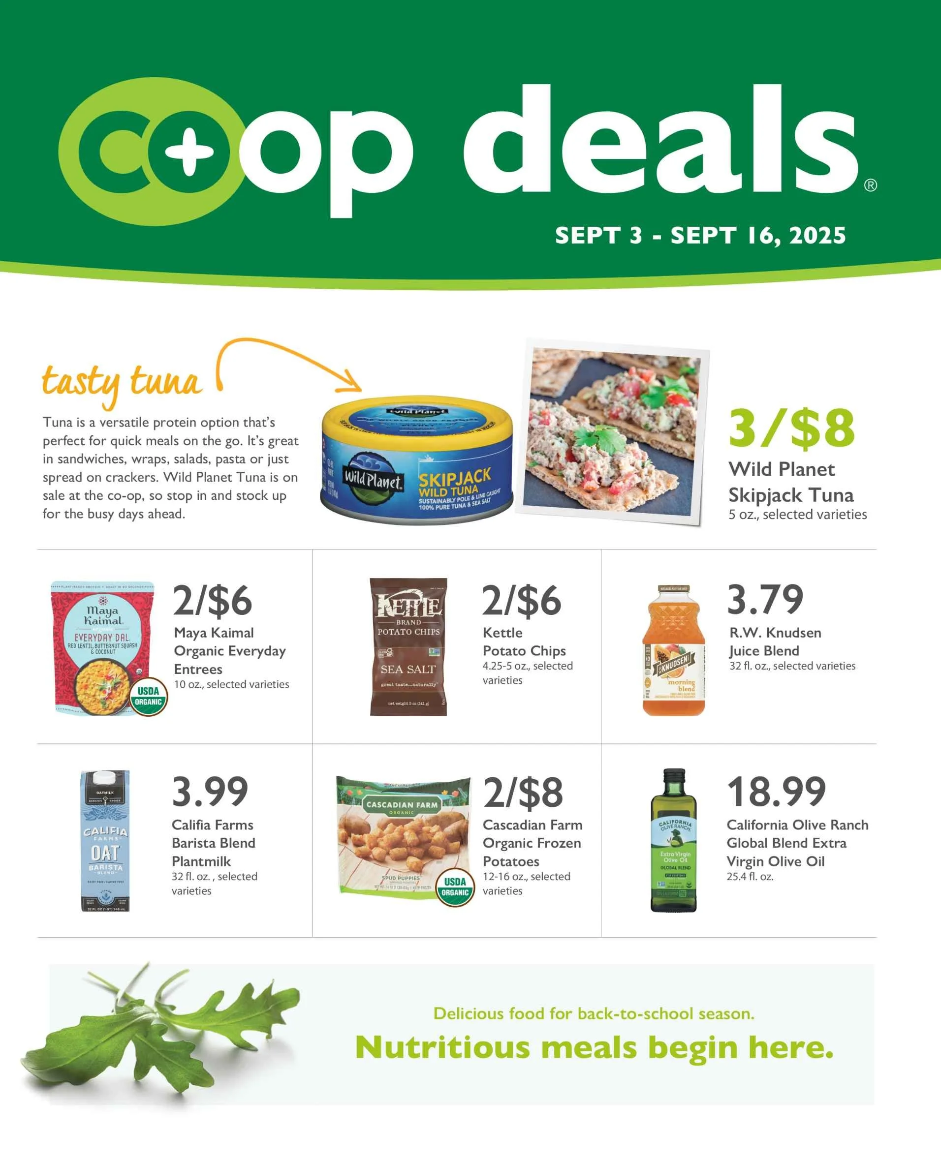 Co+op Deals - September 3 to September 16, 2025