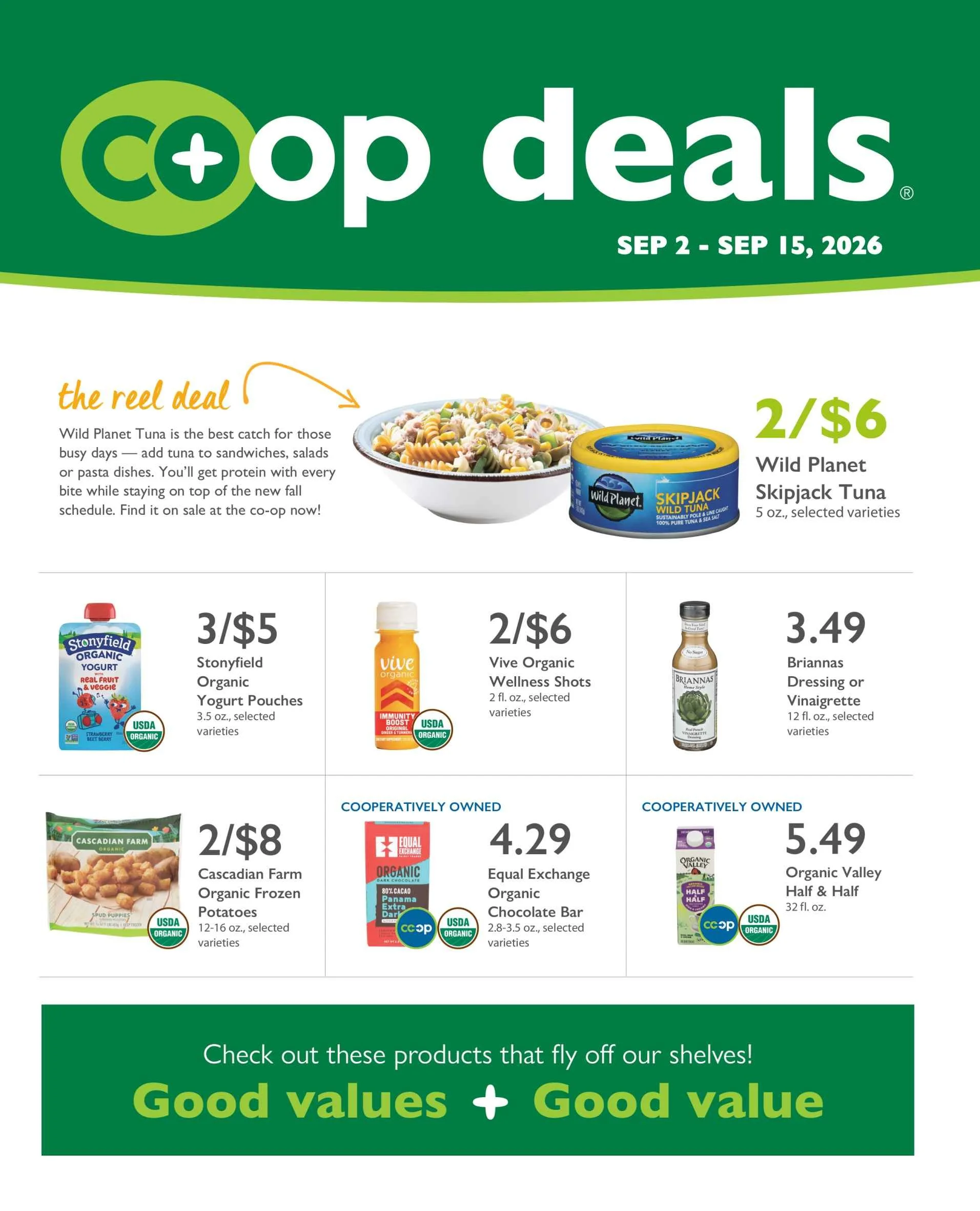 Co+op Deals - September 2 to September 15