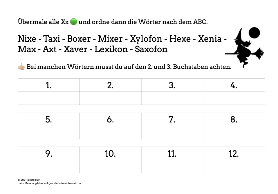  Lernheft: Das ABC üben 