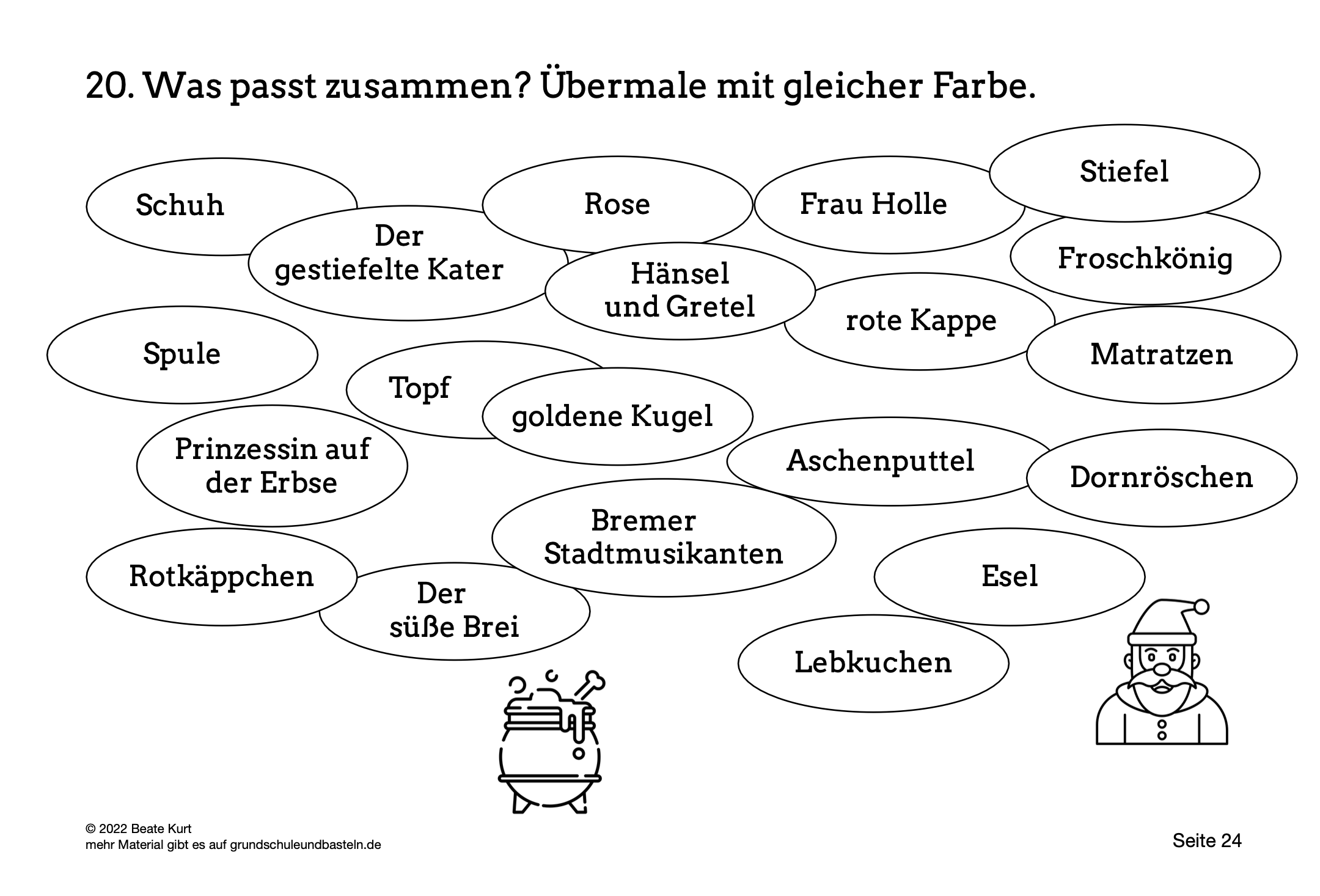  Arbeitsmaterial zum Lernheft Märchenreise 