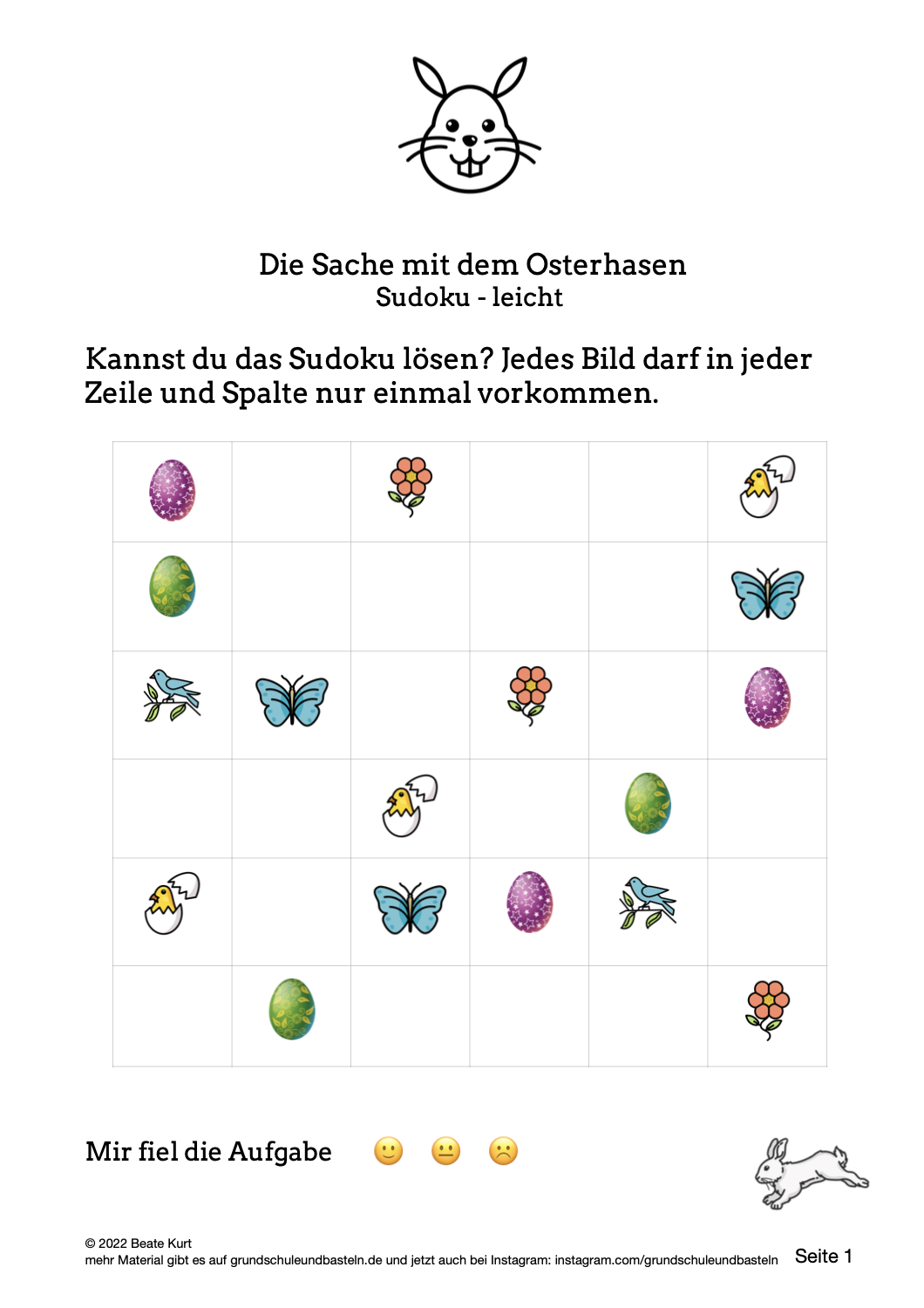  Begleitmaterial zu Die Sache mit dem Osterhasen 