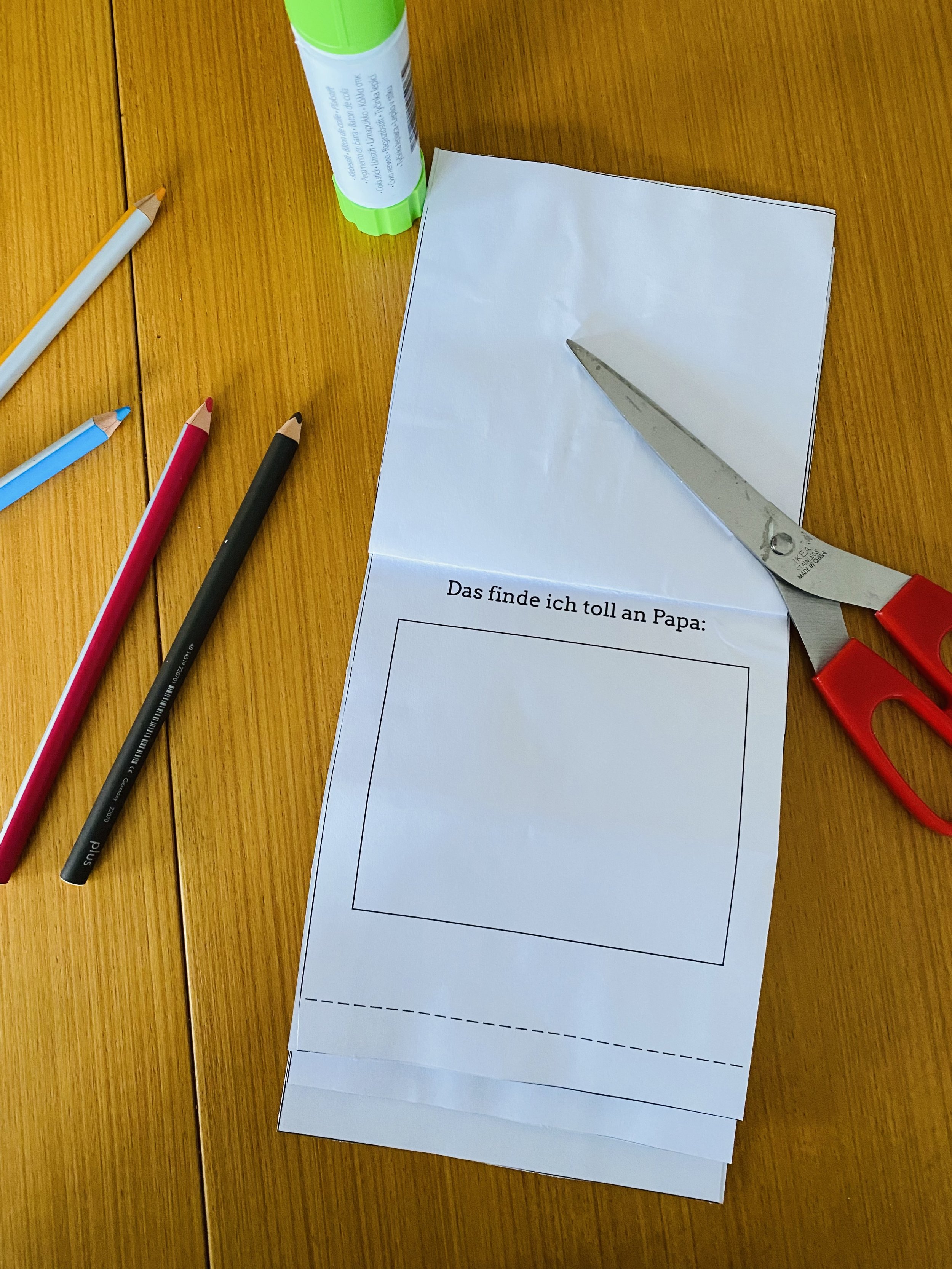 Vatertag: Flipbook basteln