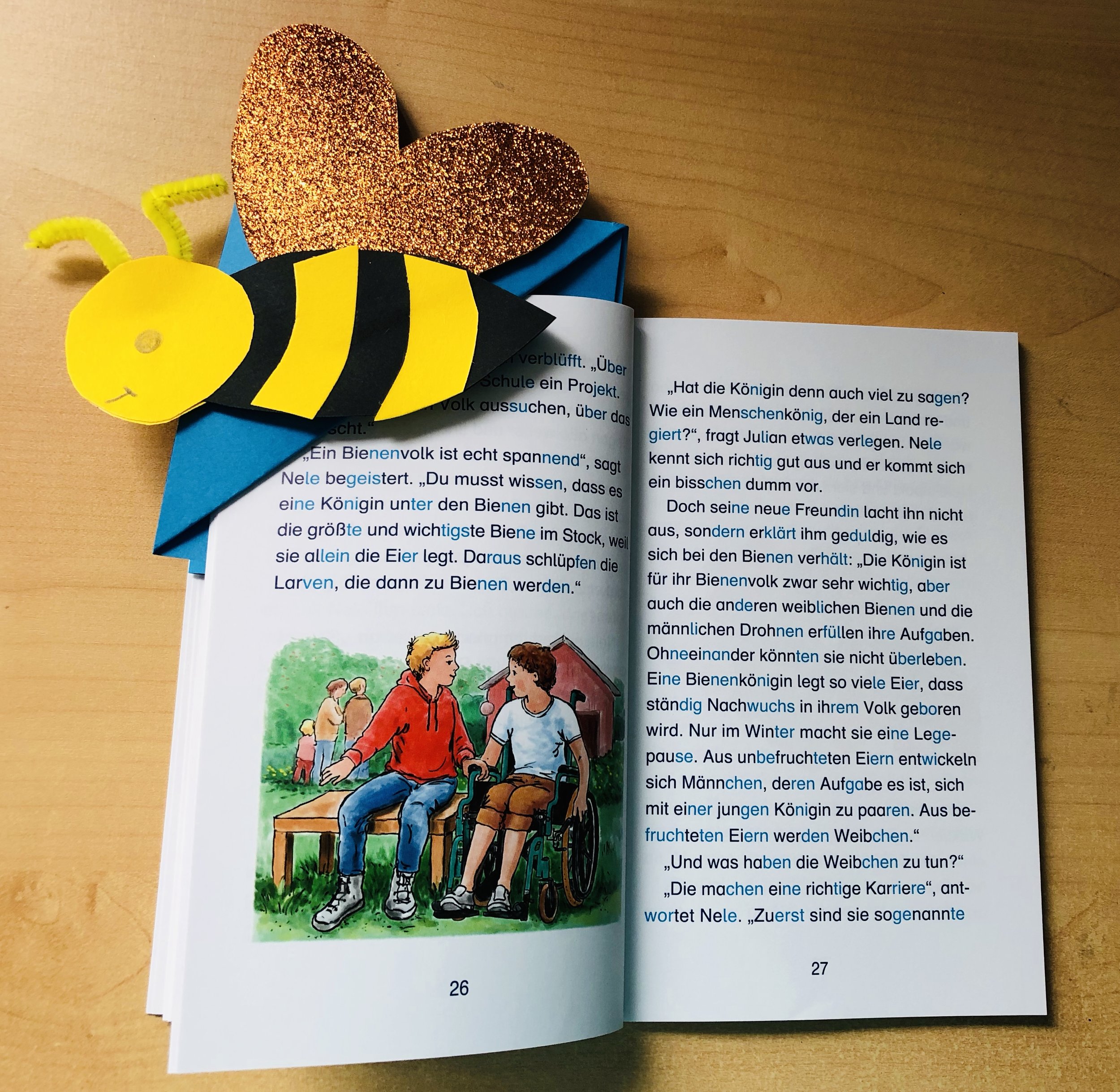  Buch Das Volk der Honigsammler mit Lesezeichen 