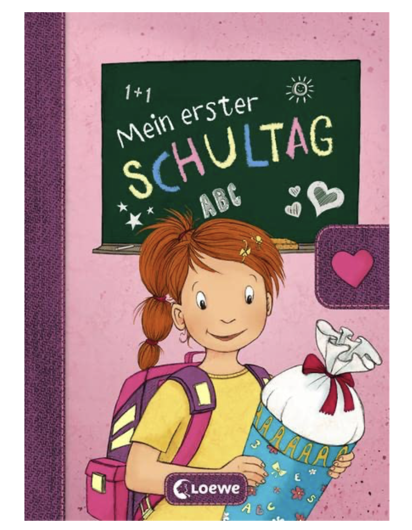  Buch Mein erster Schultag für Mädchen 