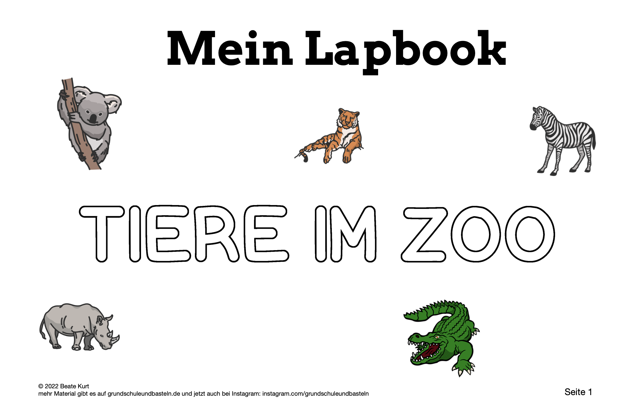   Lapbook Zoo 