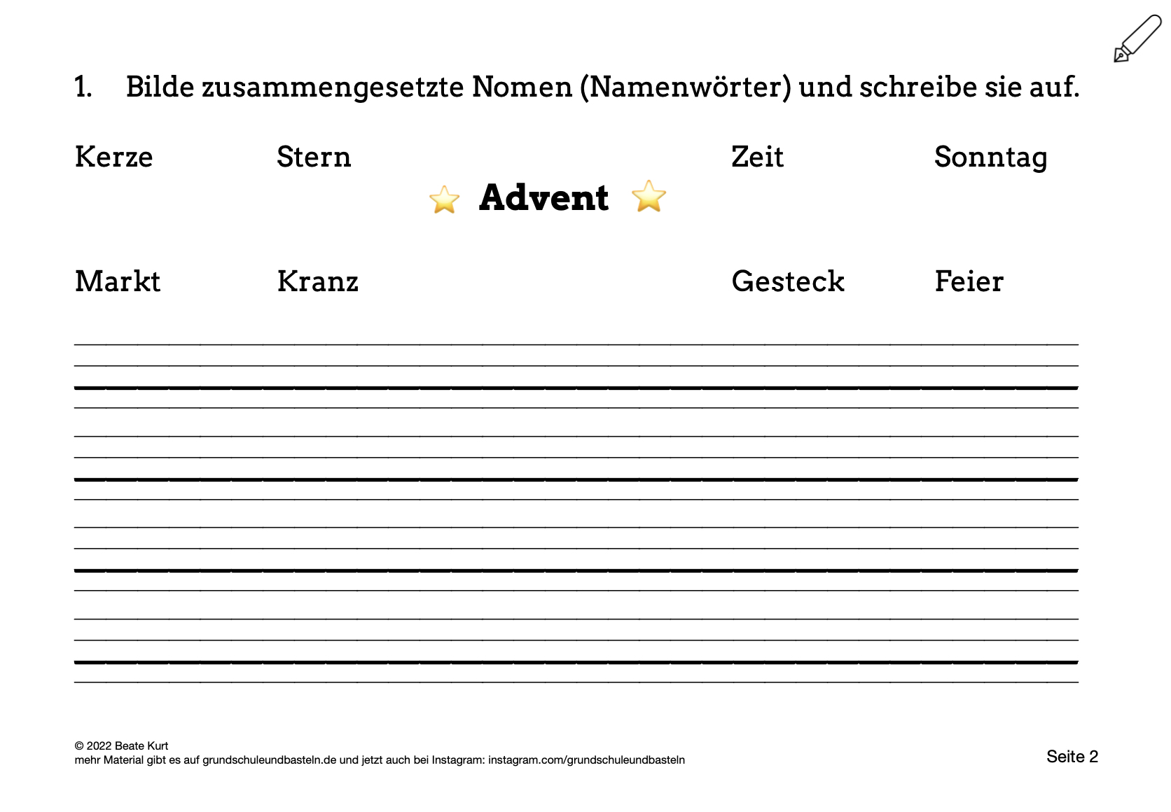  Arbeitsheft zum Advent 