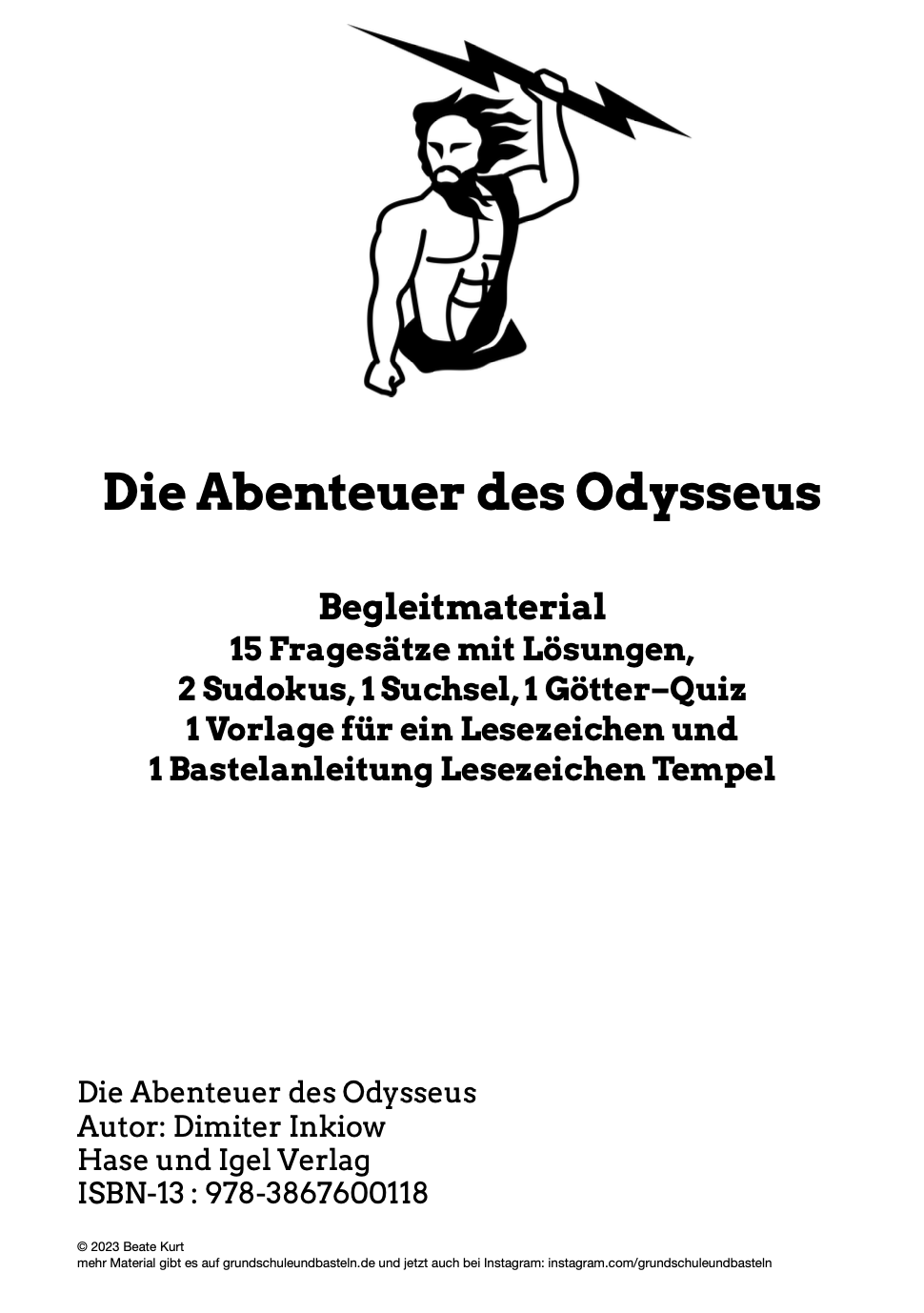  Begleitmaterial zu Die Abenteuer des Odysseus 