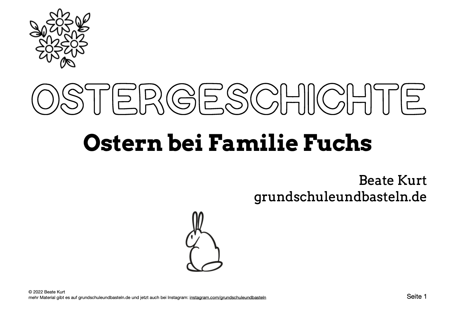  Ostergeschichte: Ostern bei Familie Fuchs 