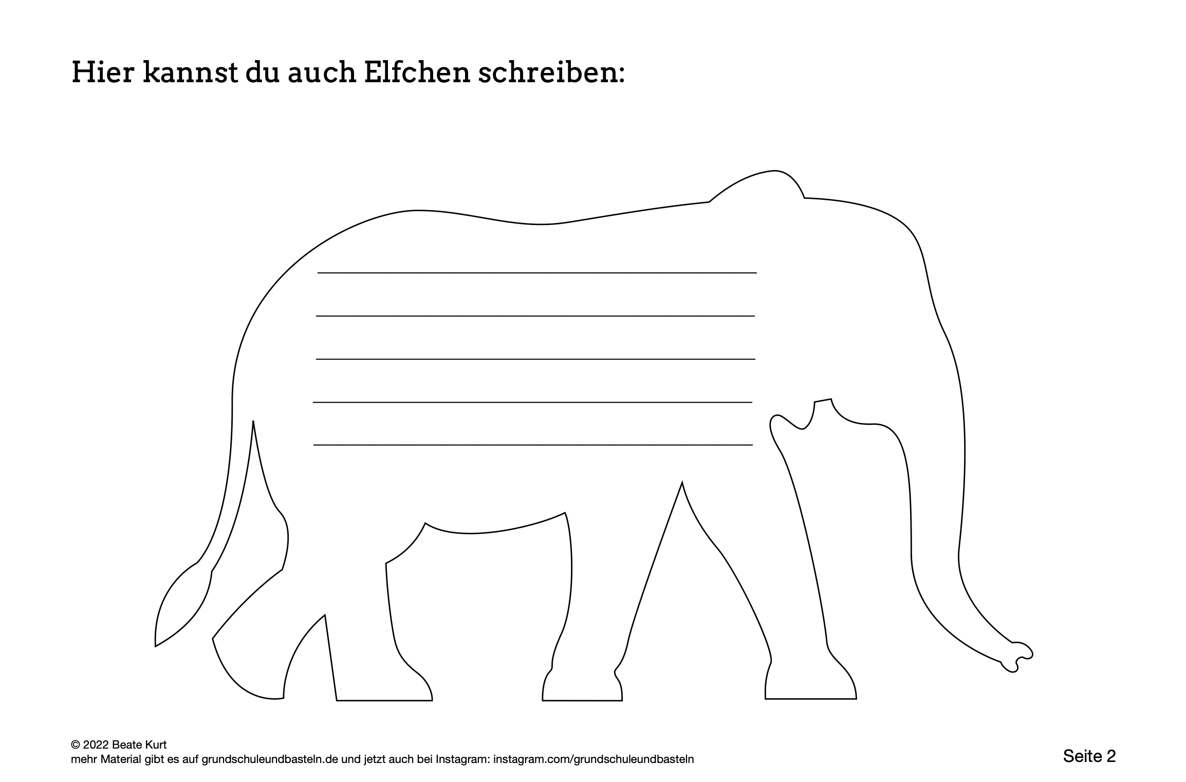  Im Zoo: Elfchen schreiben 