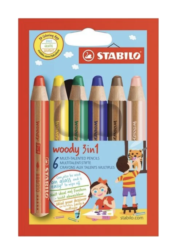  Stifte, Wasserfarbe,Wachsmalkreide 