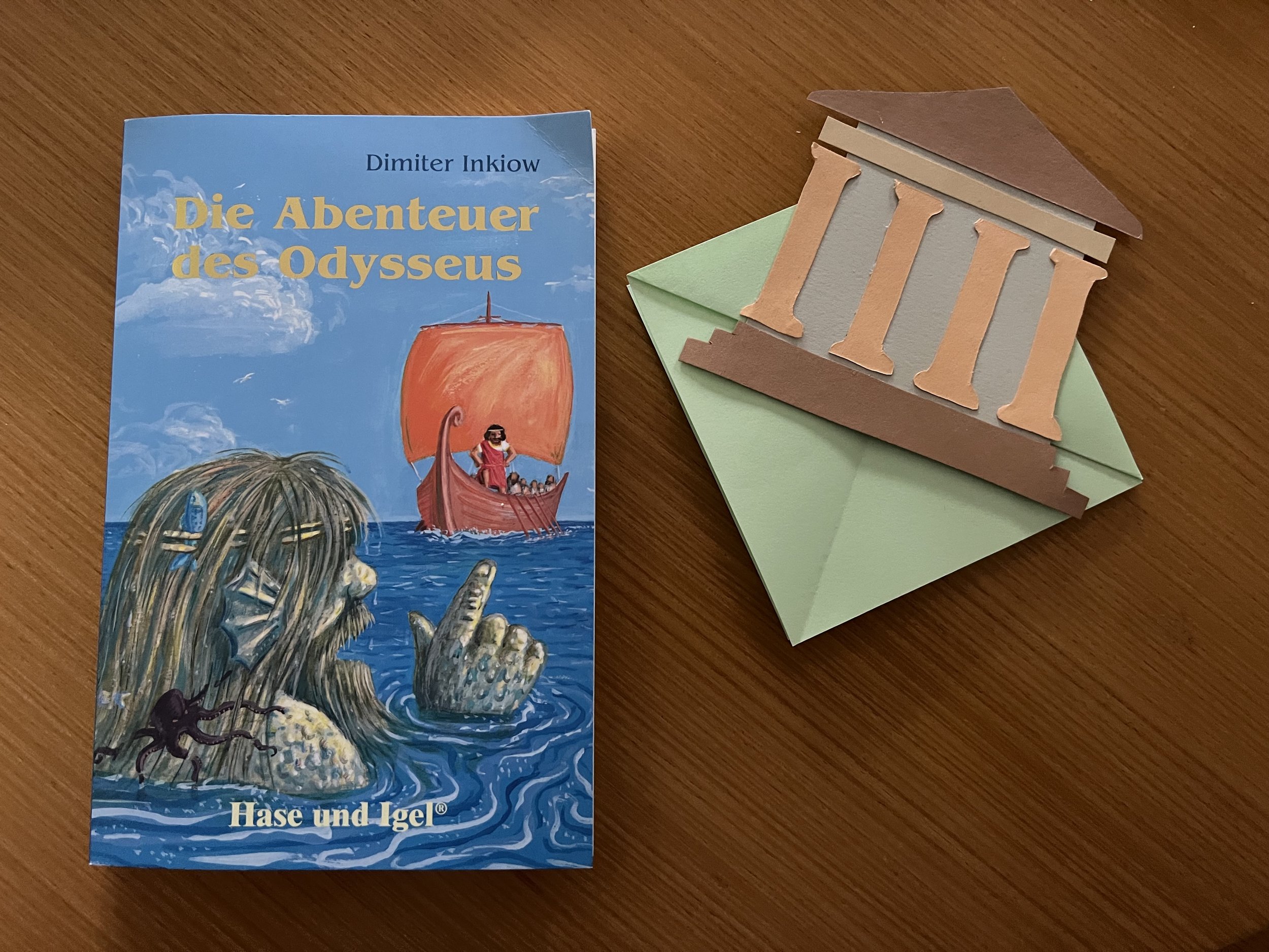  Die Abenteuer des Odysseus mit passendem Lesezeichen 