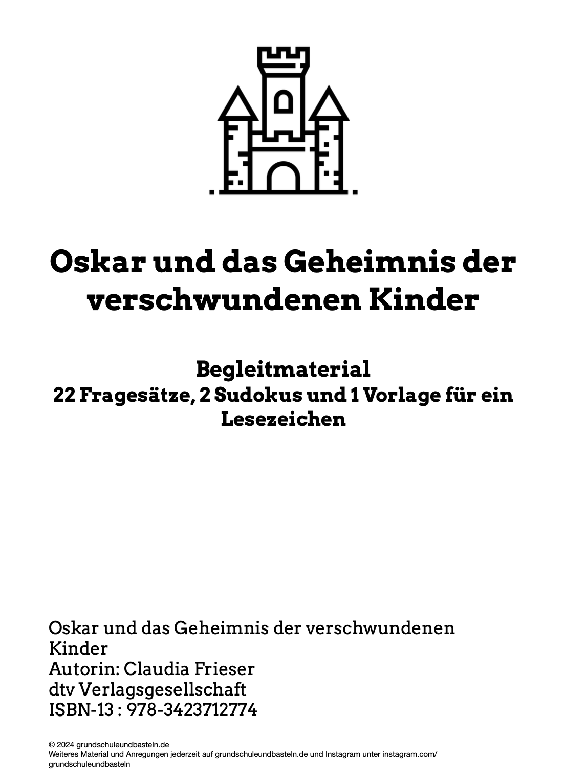  Begleitmaterial zu Oskar und das Geheimnis der verschwundenen Kinder 