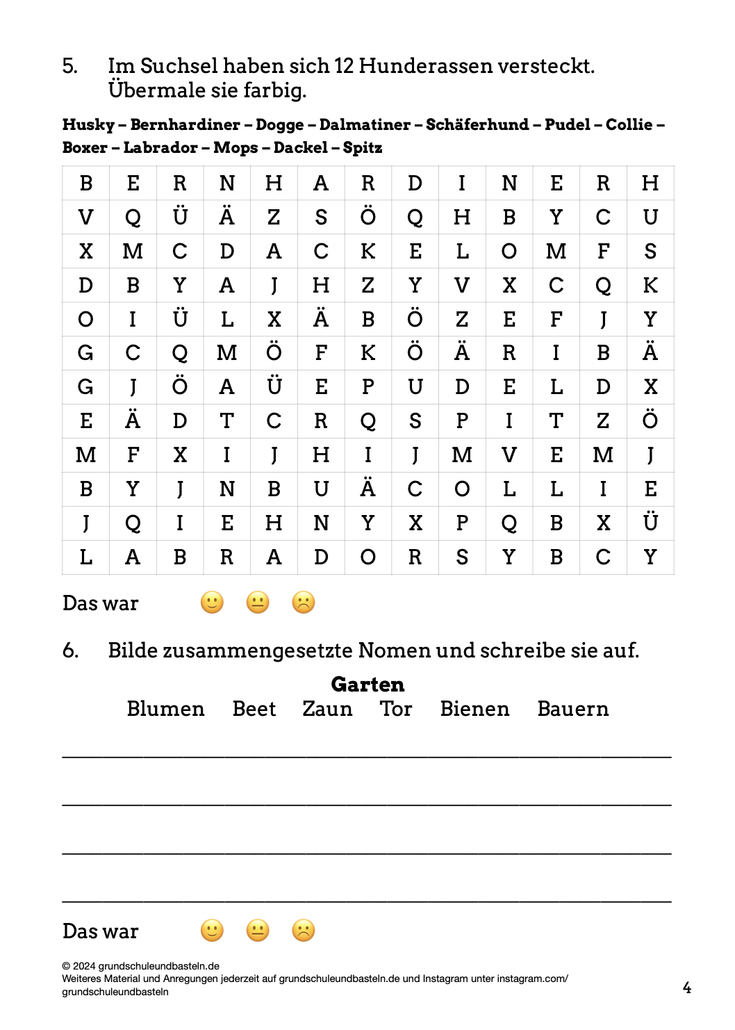  Begleitmaterial zum Buch Biete Bruder1 Suche Hund! 