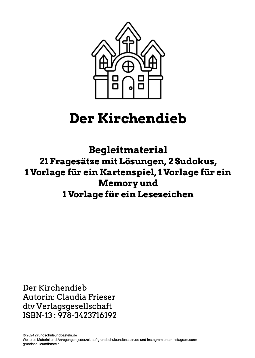  Begleitmaterial zu Der Kirchendieb 